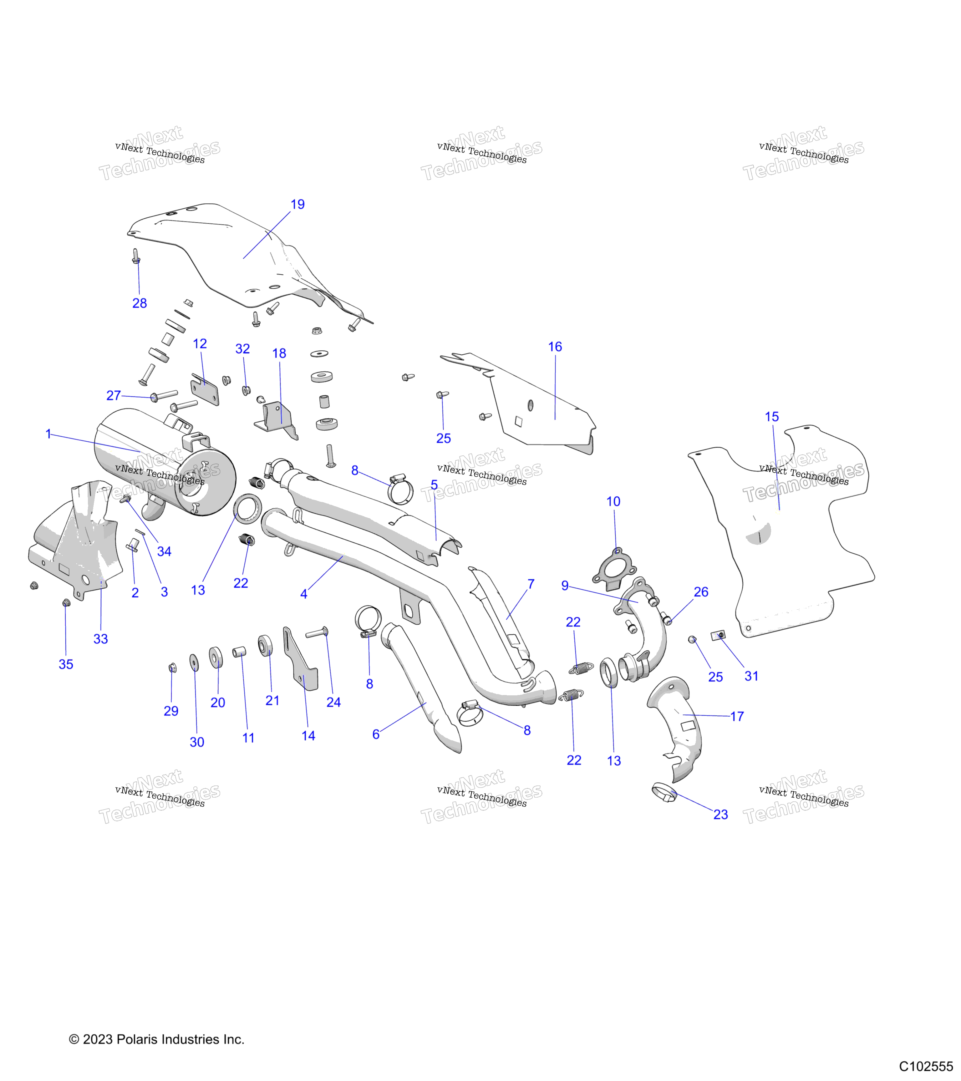 Двигатель, выхлоп A24see57a1/A3/A6/A9