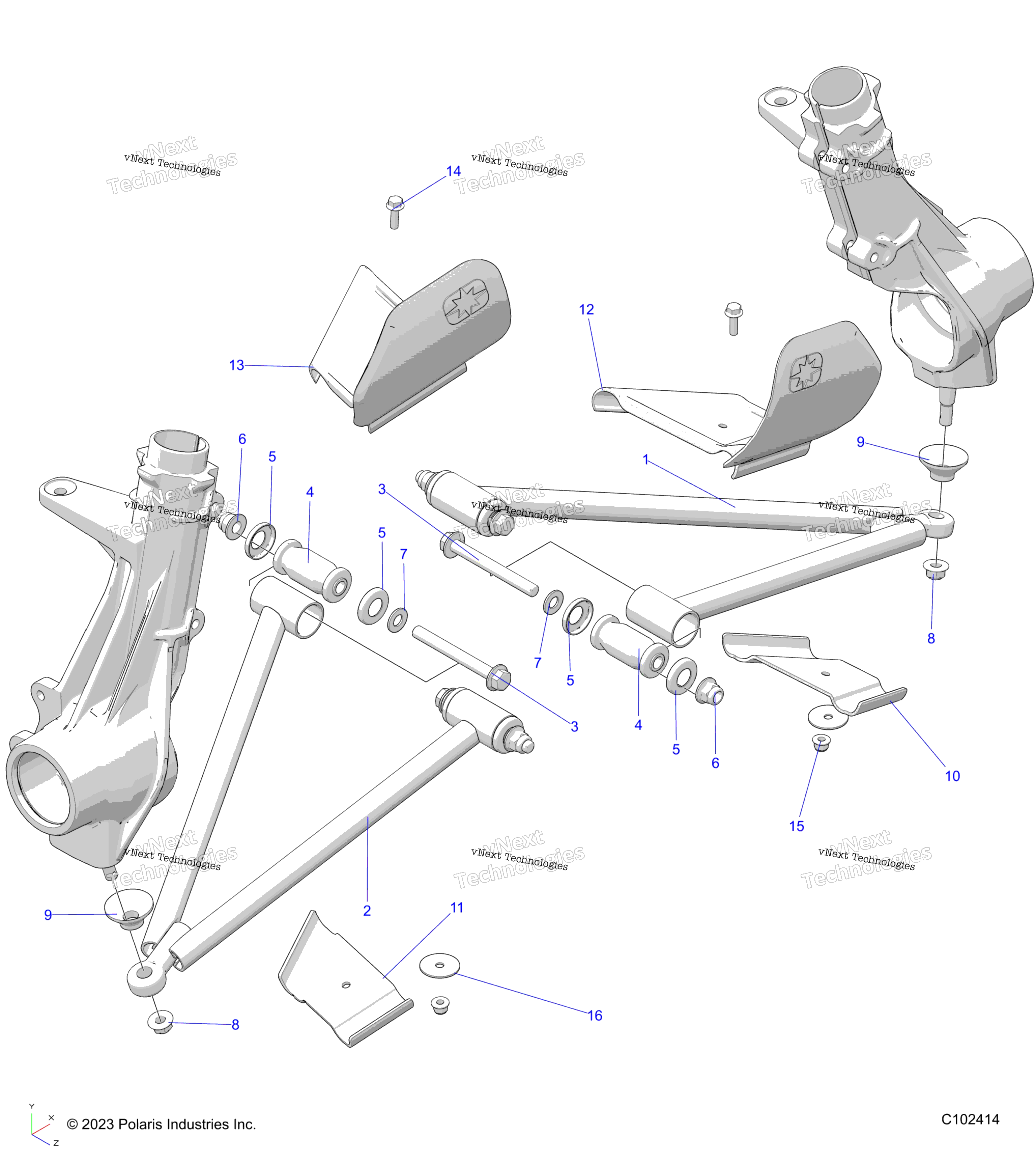Suspension, рычаг & стойка крепление A24see57a1 / A3 / A6 / A9 / B1 / B3 / B6 / B9