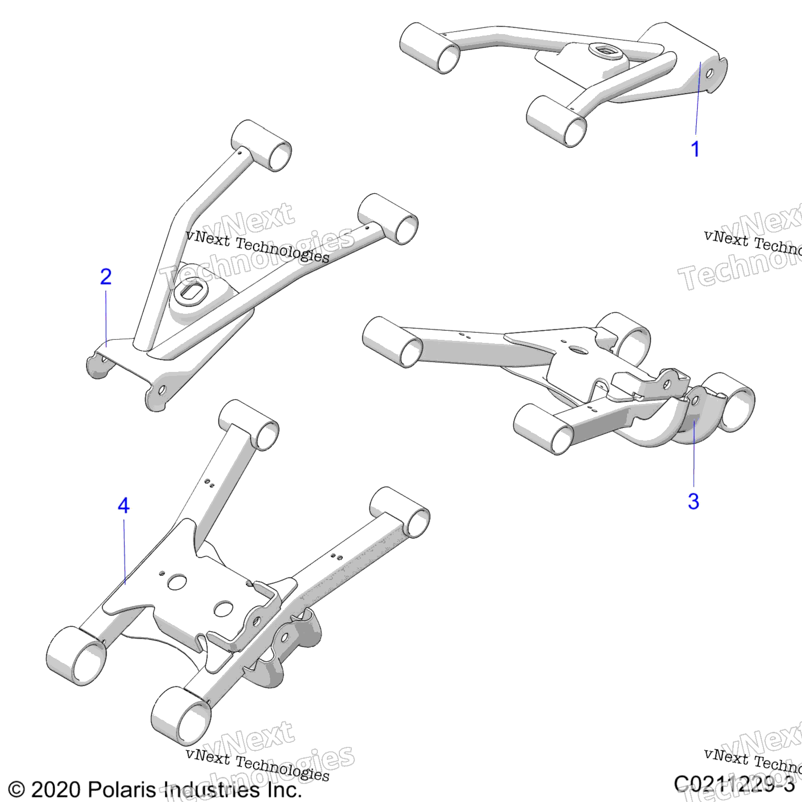 Подвеска, задняя Control Arms A24see57a1/A3/A6/A9/B1/B3/B6/B9
