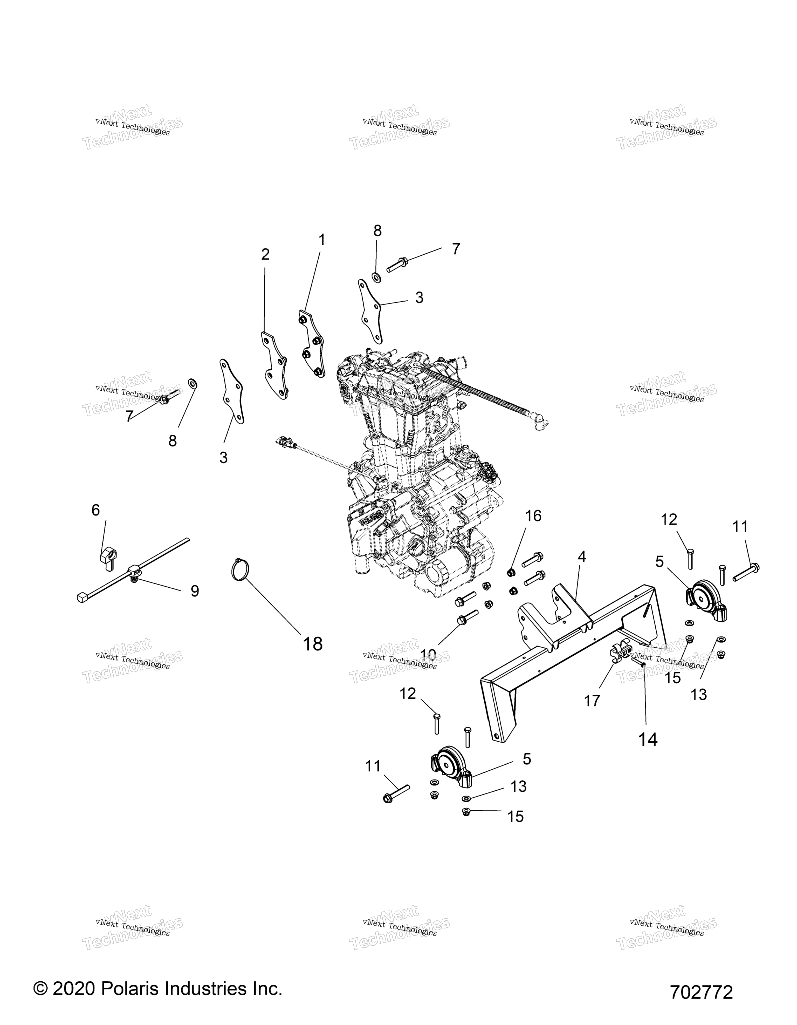 Engine, трансмиссия крепление & Long Block R22cca57a1 / A7