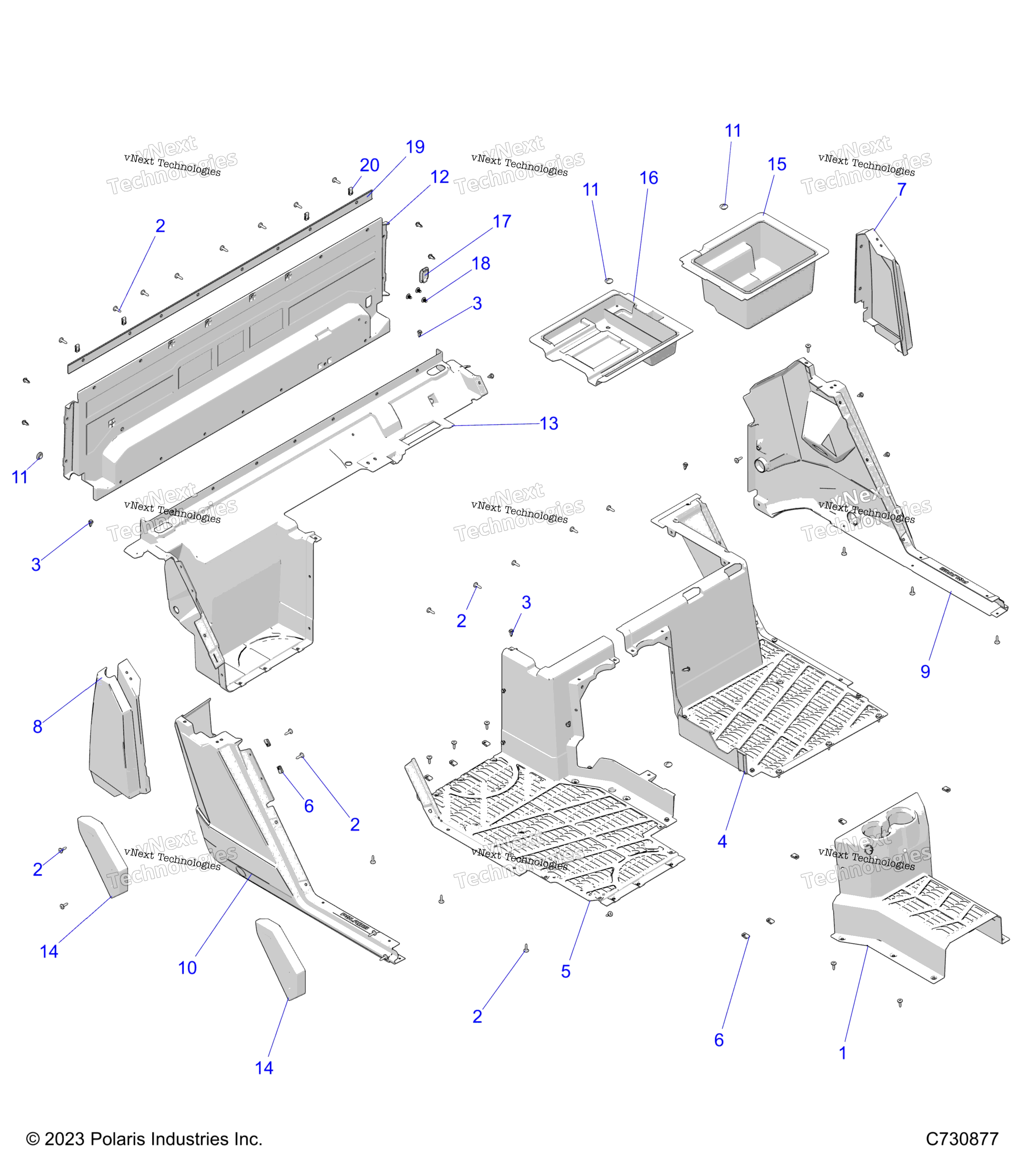 Body, Floor, задний R23rse99a9 / B9 / Aj / Bj / Ak / Bk / Ax / Bx