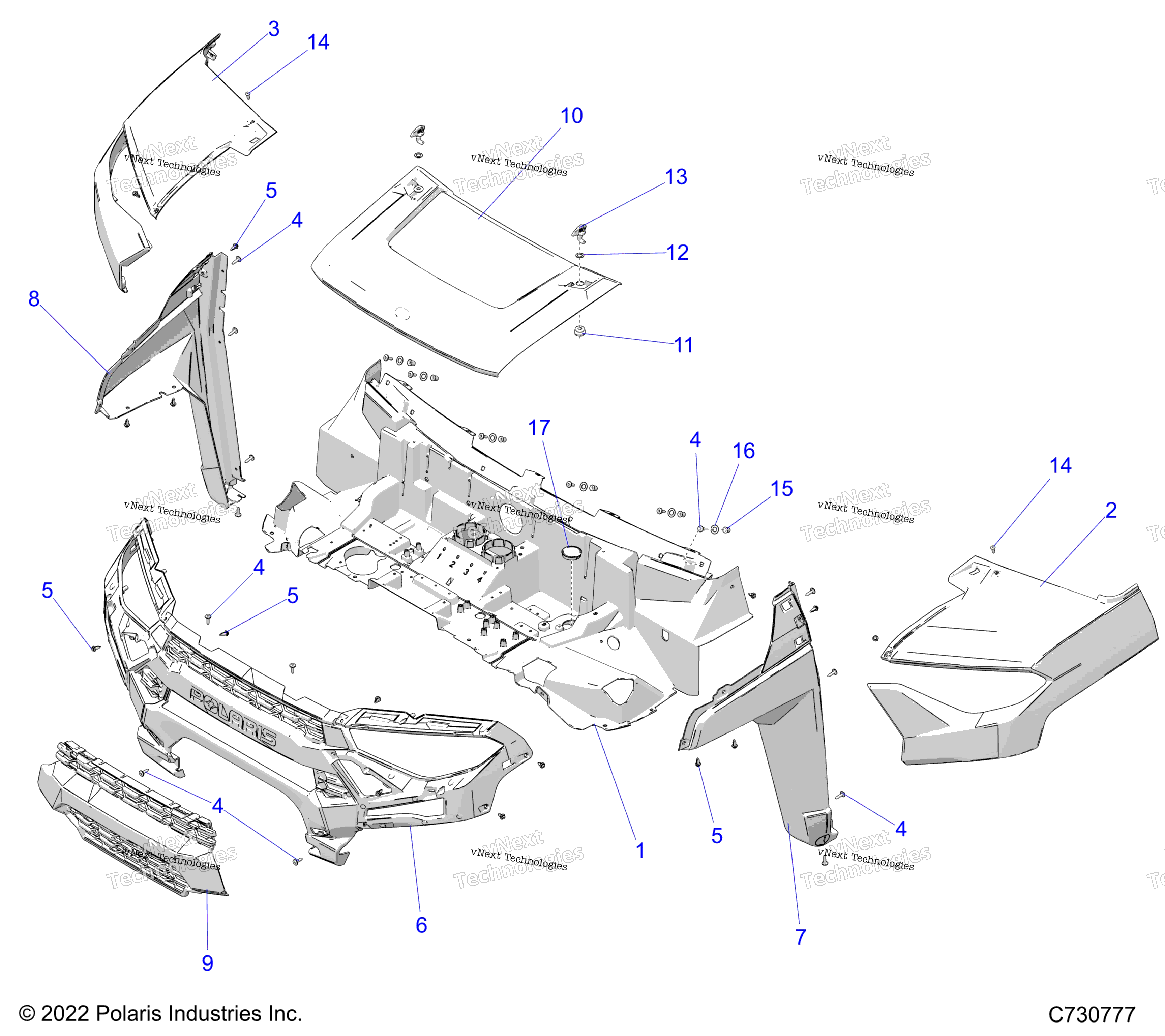 Body, Hood и передний Facia R23rse99a9 / B9 / Aj / Bj / Ak / Bk / Ax / Bx