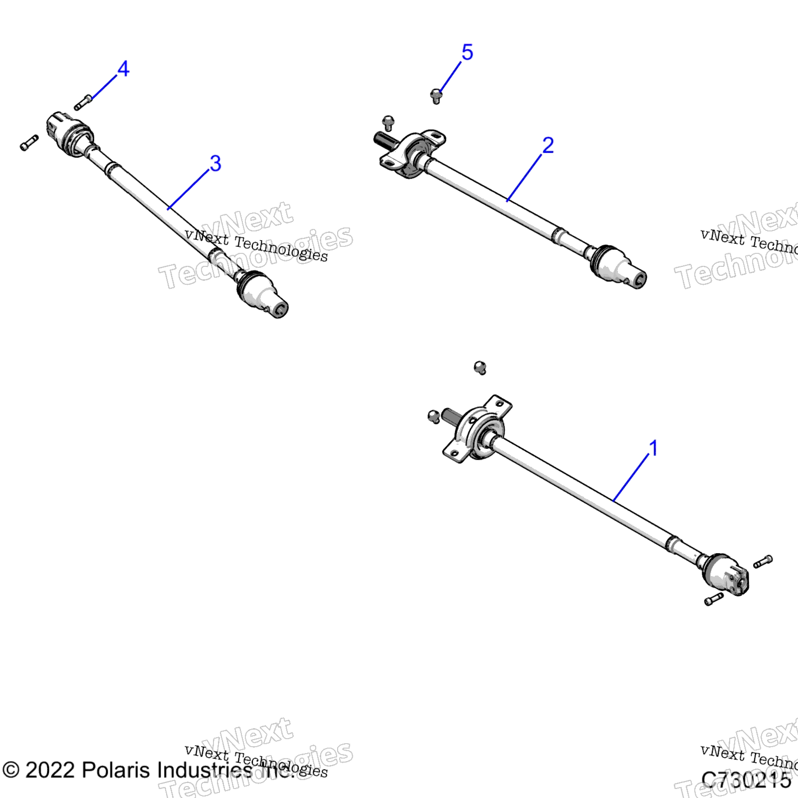 Привод Train, Front, Mid, Rear Prop Shaft - R23rse99a9/B9/Aj/Bj/Ak/Bk/Ax/Bx