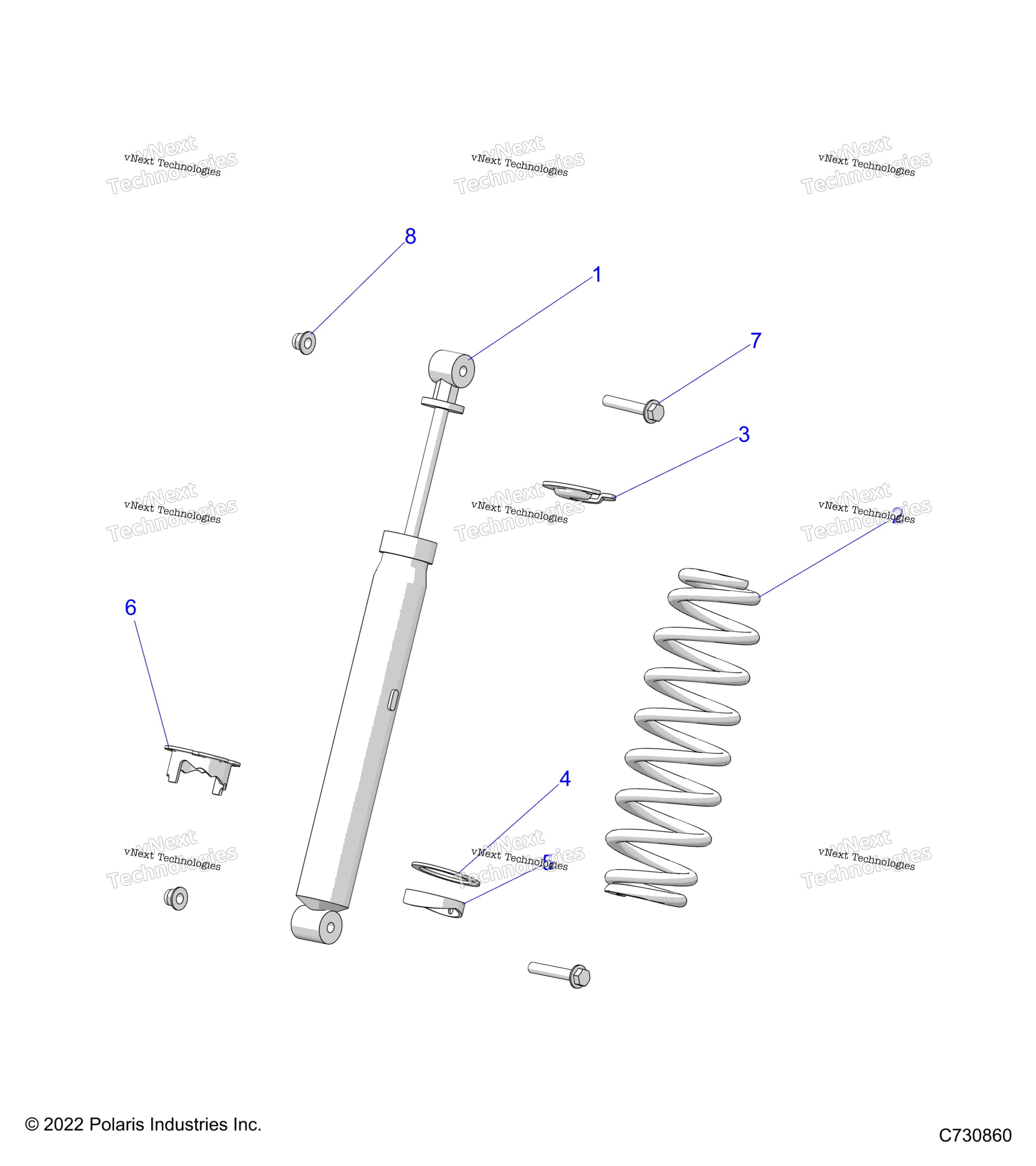 Подвеска, задний амортизатор Mounting - R23rse99a9/B9/Aj/Bj/Ak/Bk/Ax/Bx