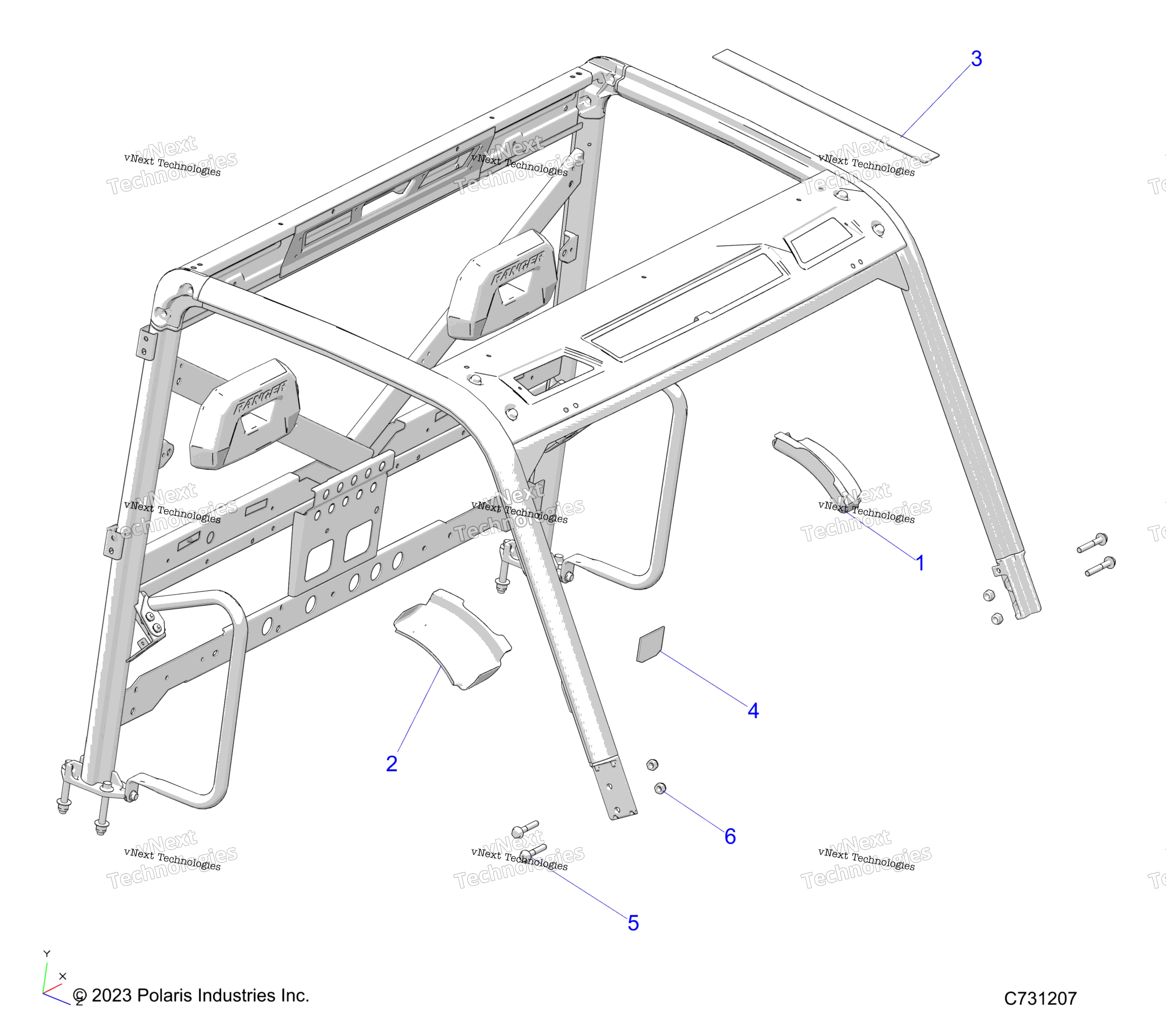 Chassis, Edge крышка и Mirror Brackets