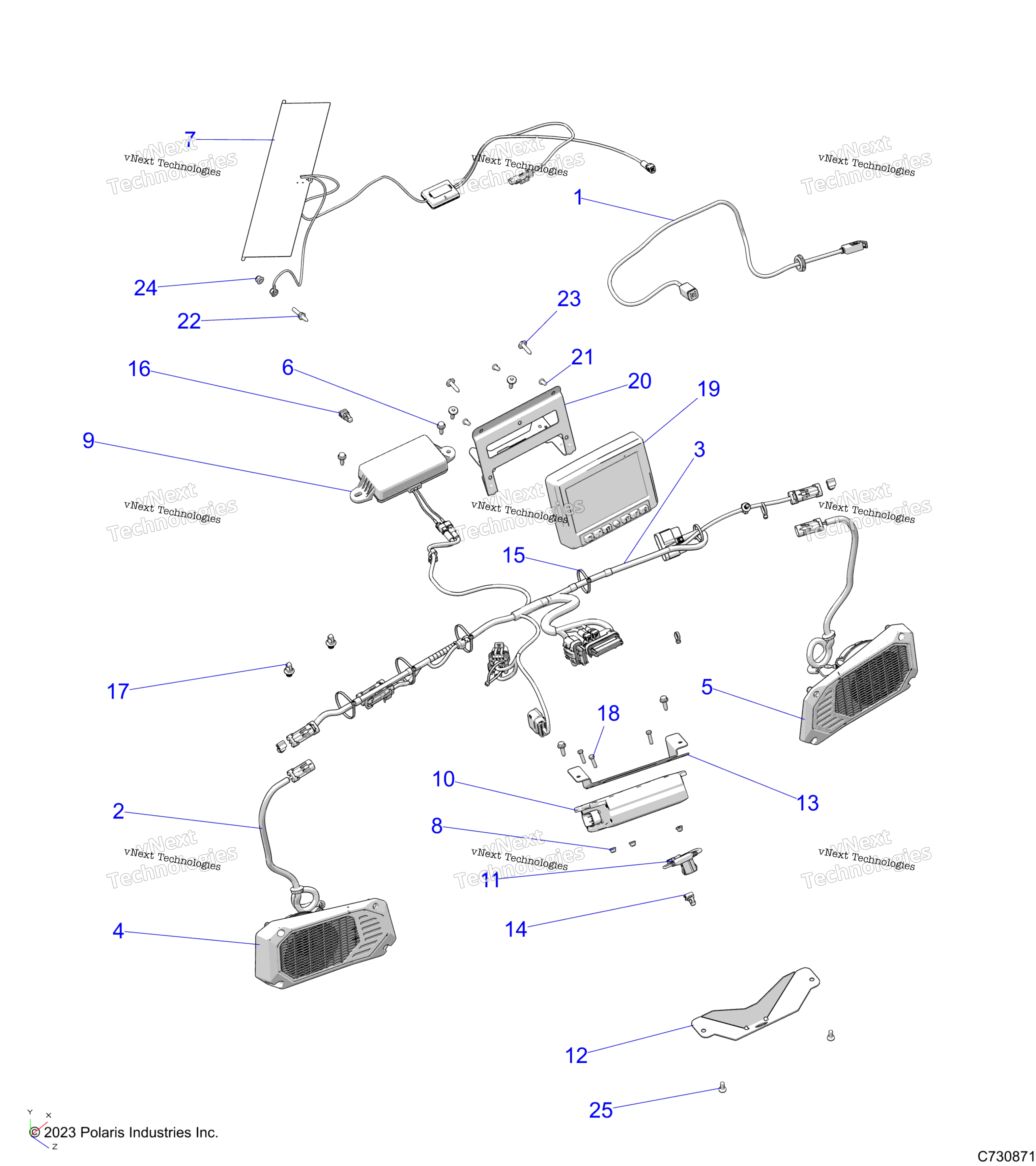 Electrical, панель Components, Ride Command