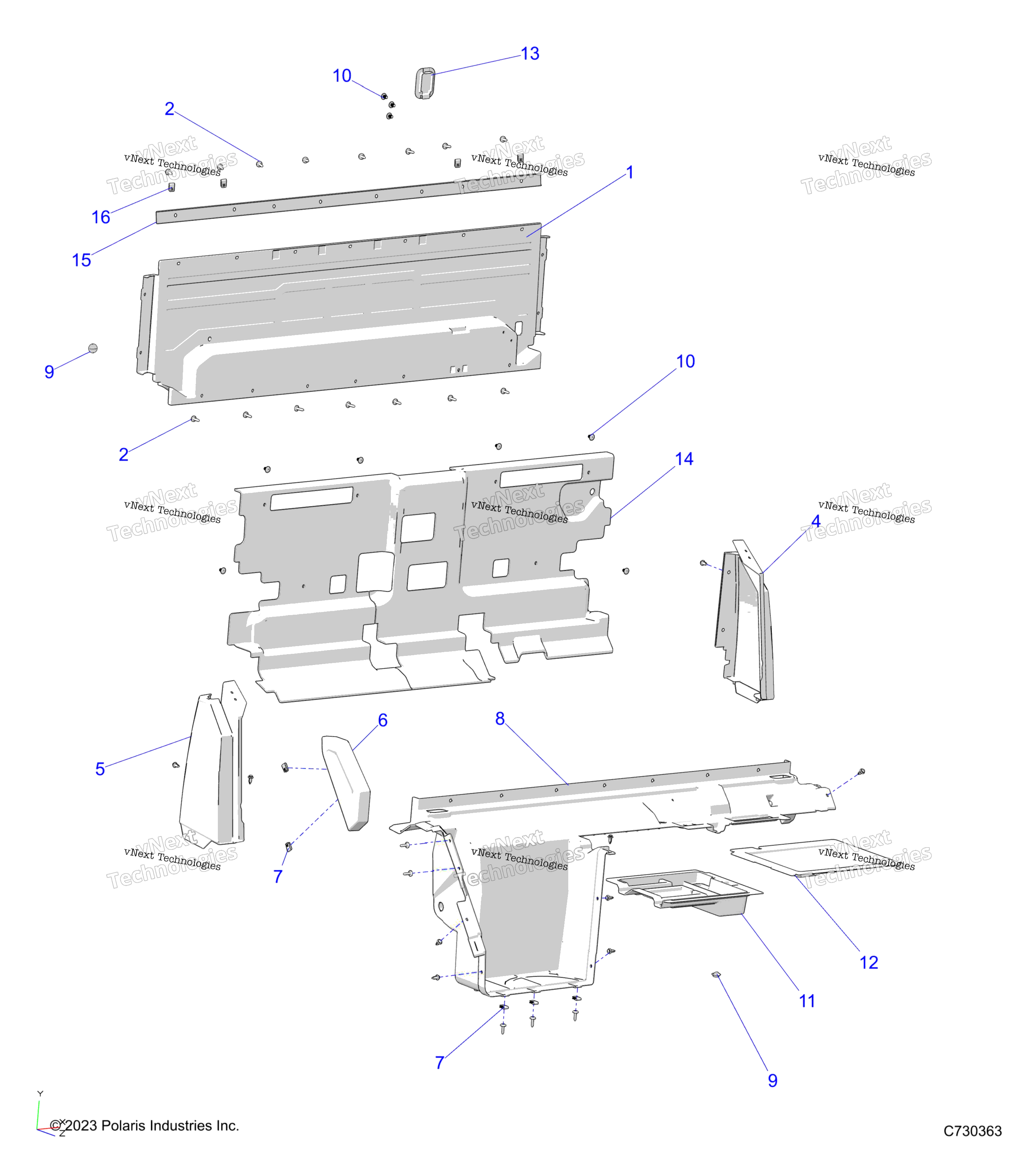 Body, задний Closeoff, и Fenders R23e3gc3fd / Sc3cd / Sc3fd
