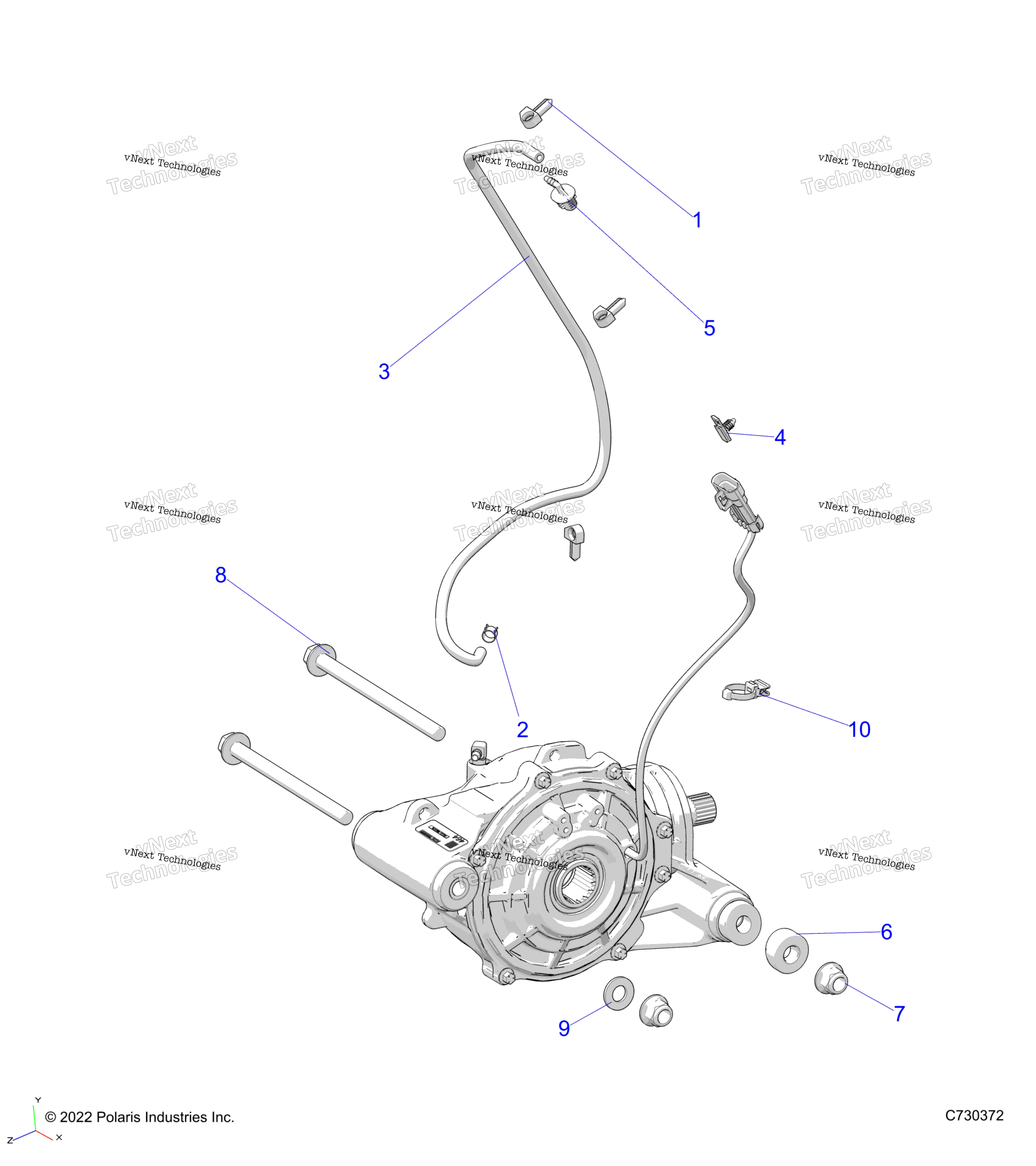 Трансмиссия, передний редуктор Mounting R23e3gc3fd/Sc3cd/Sc3fd