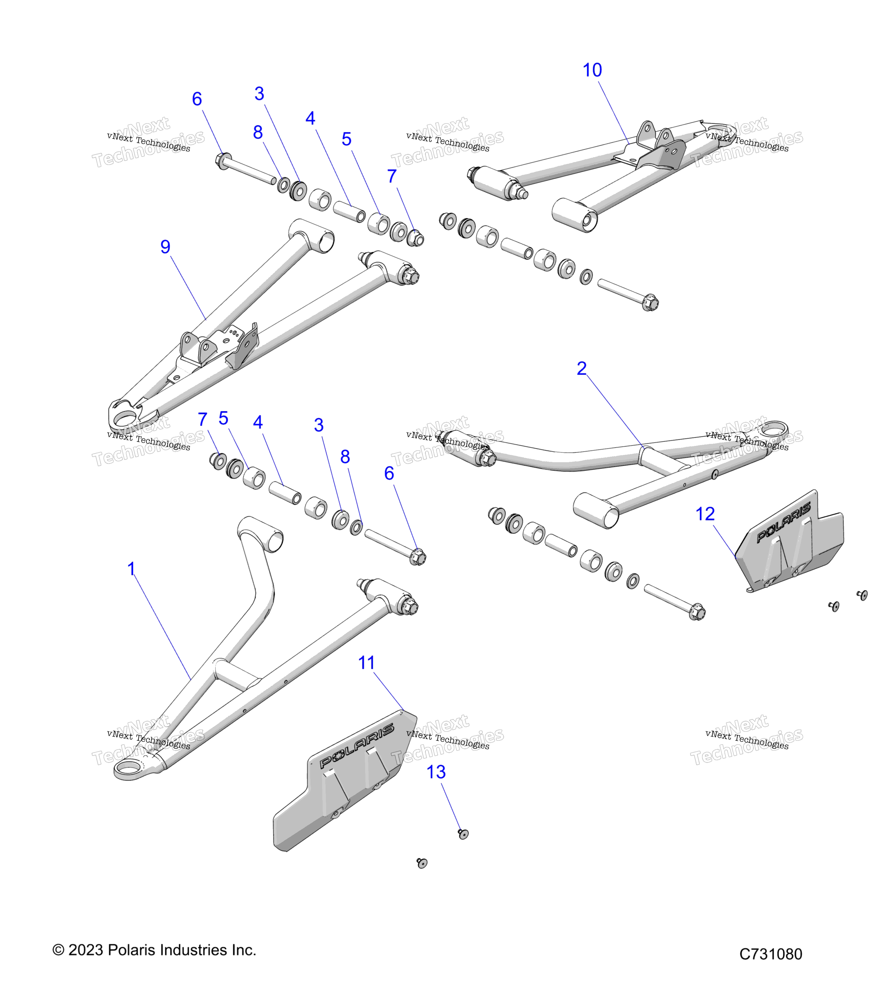 Подвеска, передняя Control Arms R23e3gc3fd/Sc3cd/Sc3fd