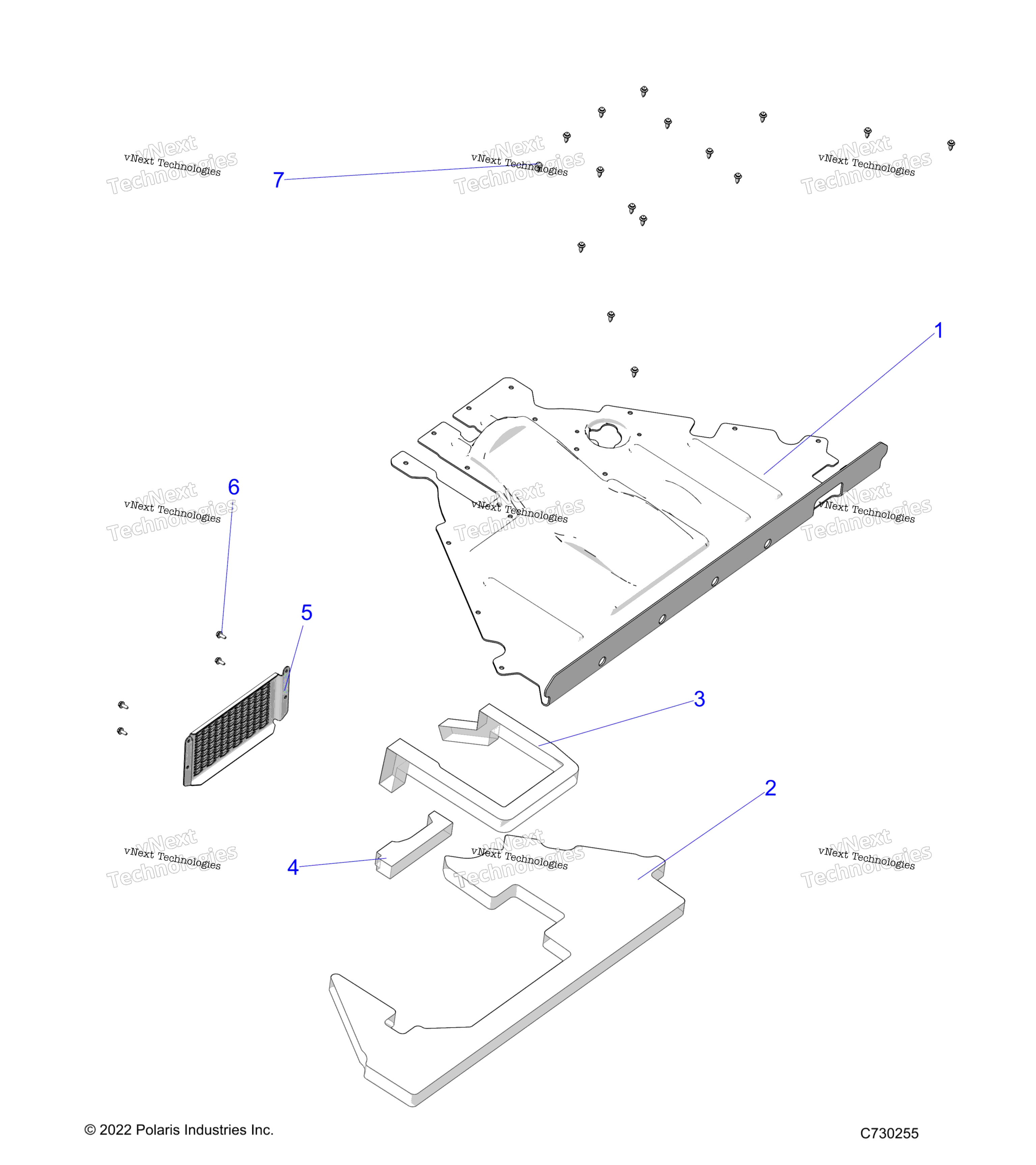Двигатель, охлаждение Pt, Closeoff Panel And Foam R23e3gc3fd/Sc3cd/Sc3fd