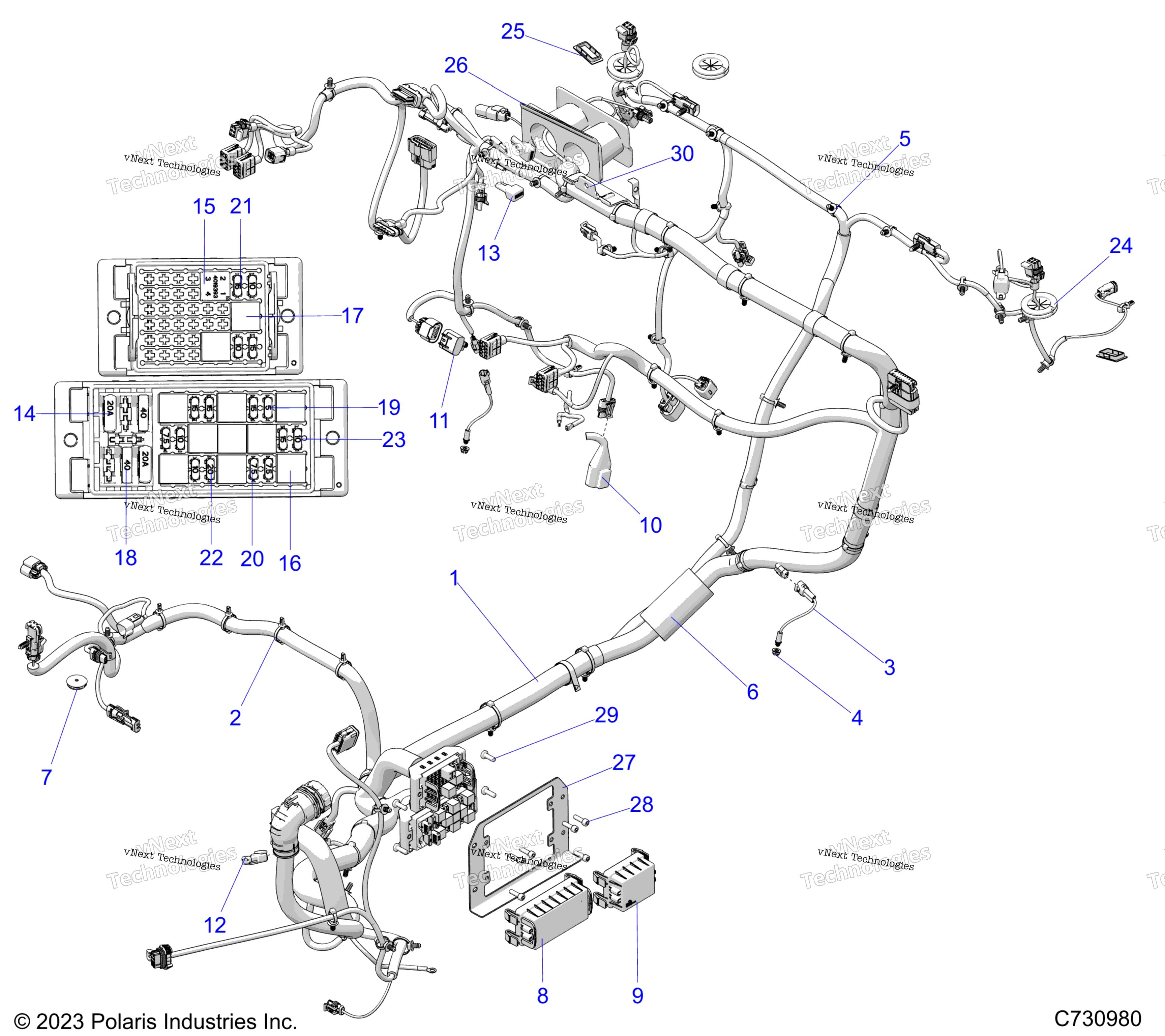 Electrical, провод Harness, Chassis