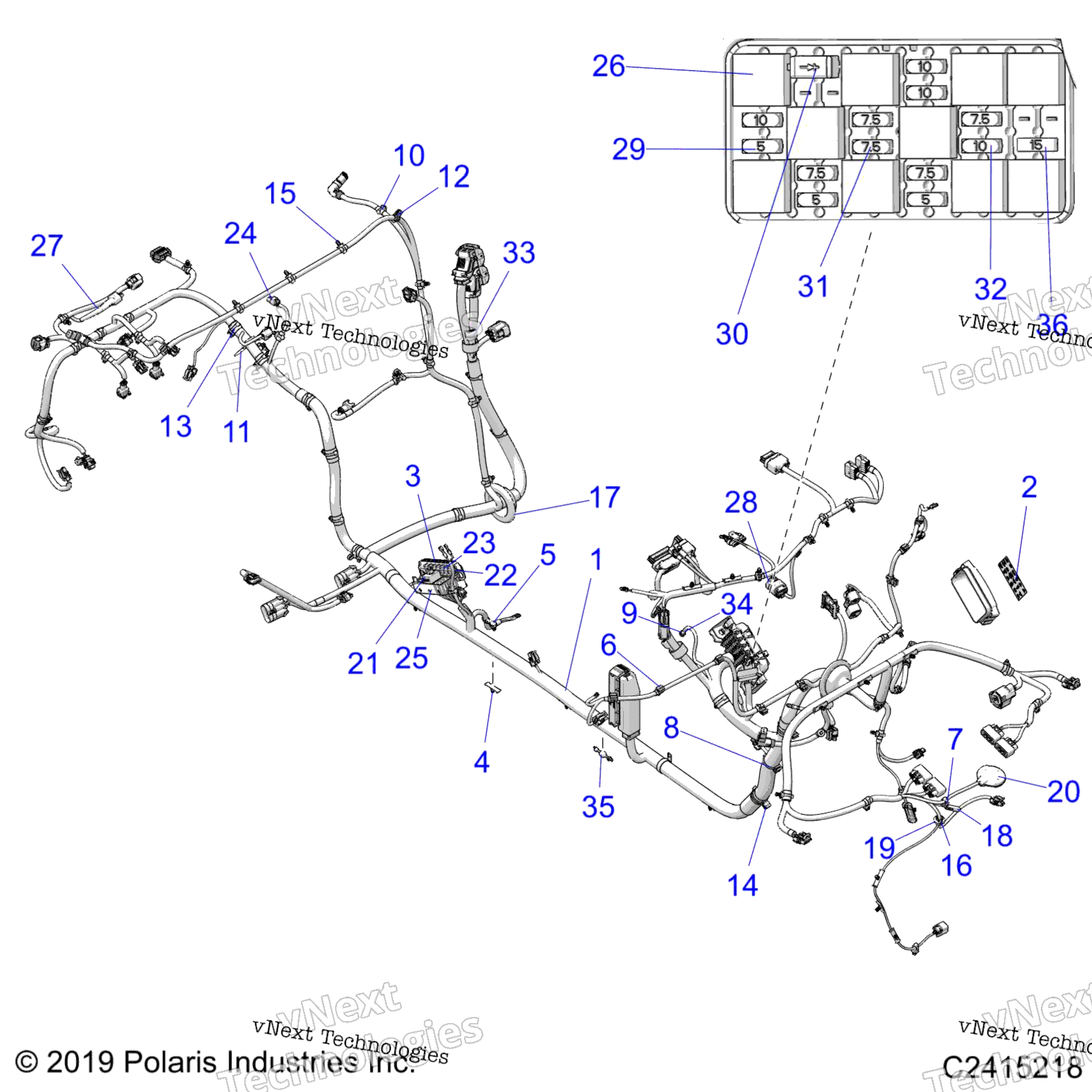 Electrical, Wielectrical, Wire Harness, Chassis Z20rad92ac / Bc / Ak / Bk / Ar / Br