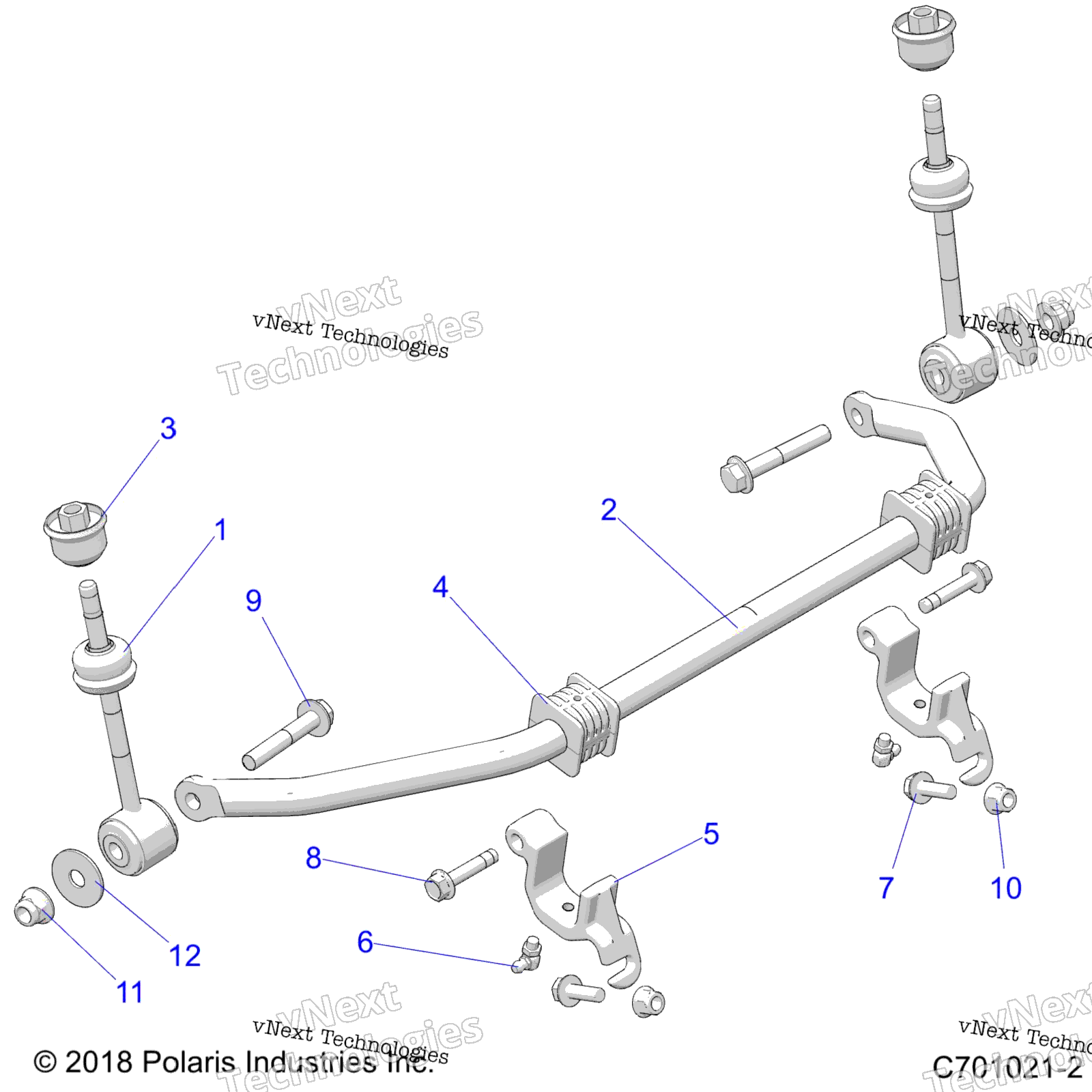 Подвеска, передняя Stabilizer Bar 010212)