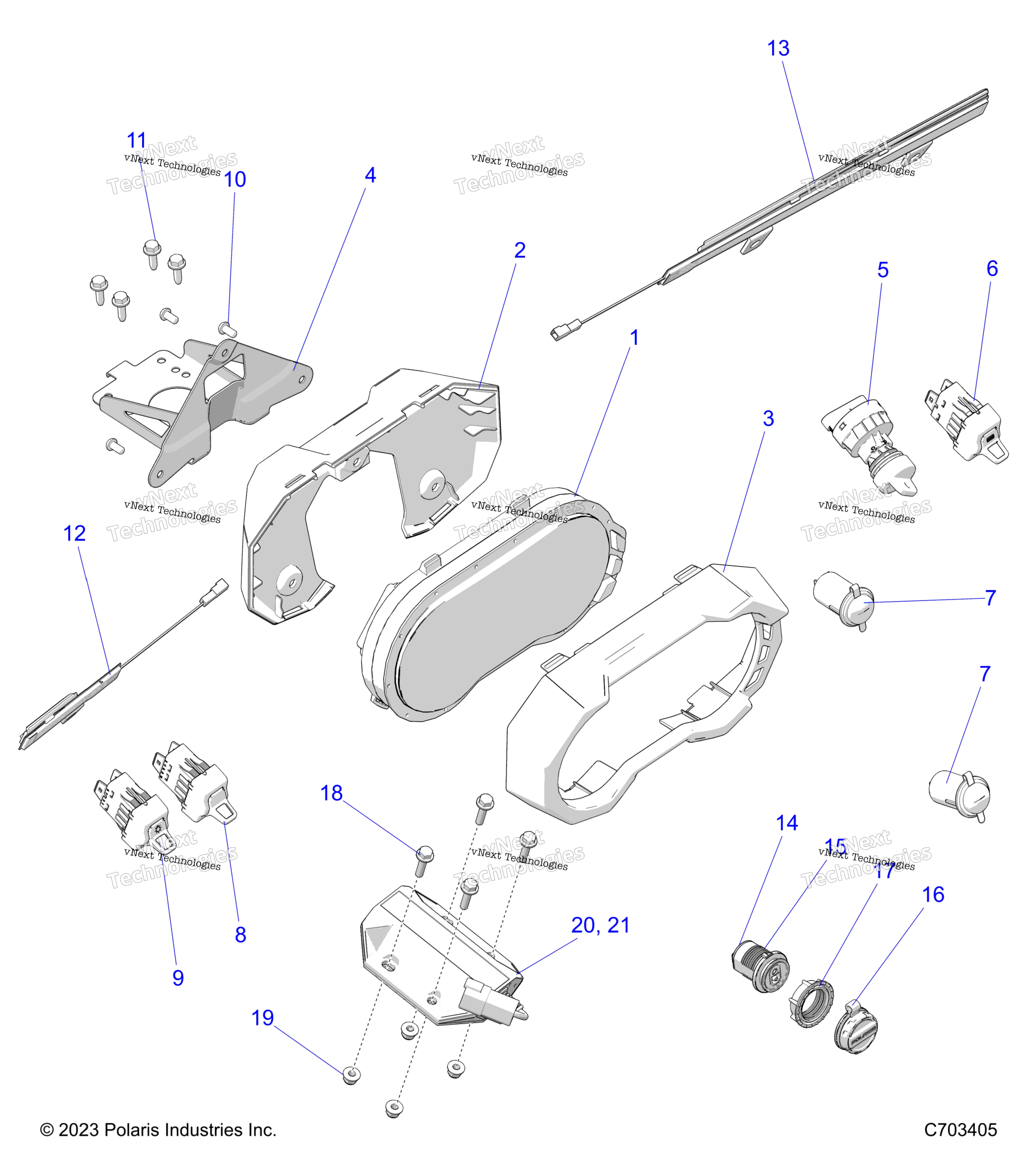 Electrical, Dash Instruments и Controls Rzr 2000G4