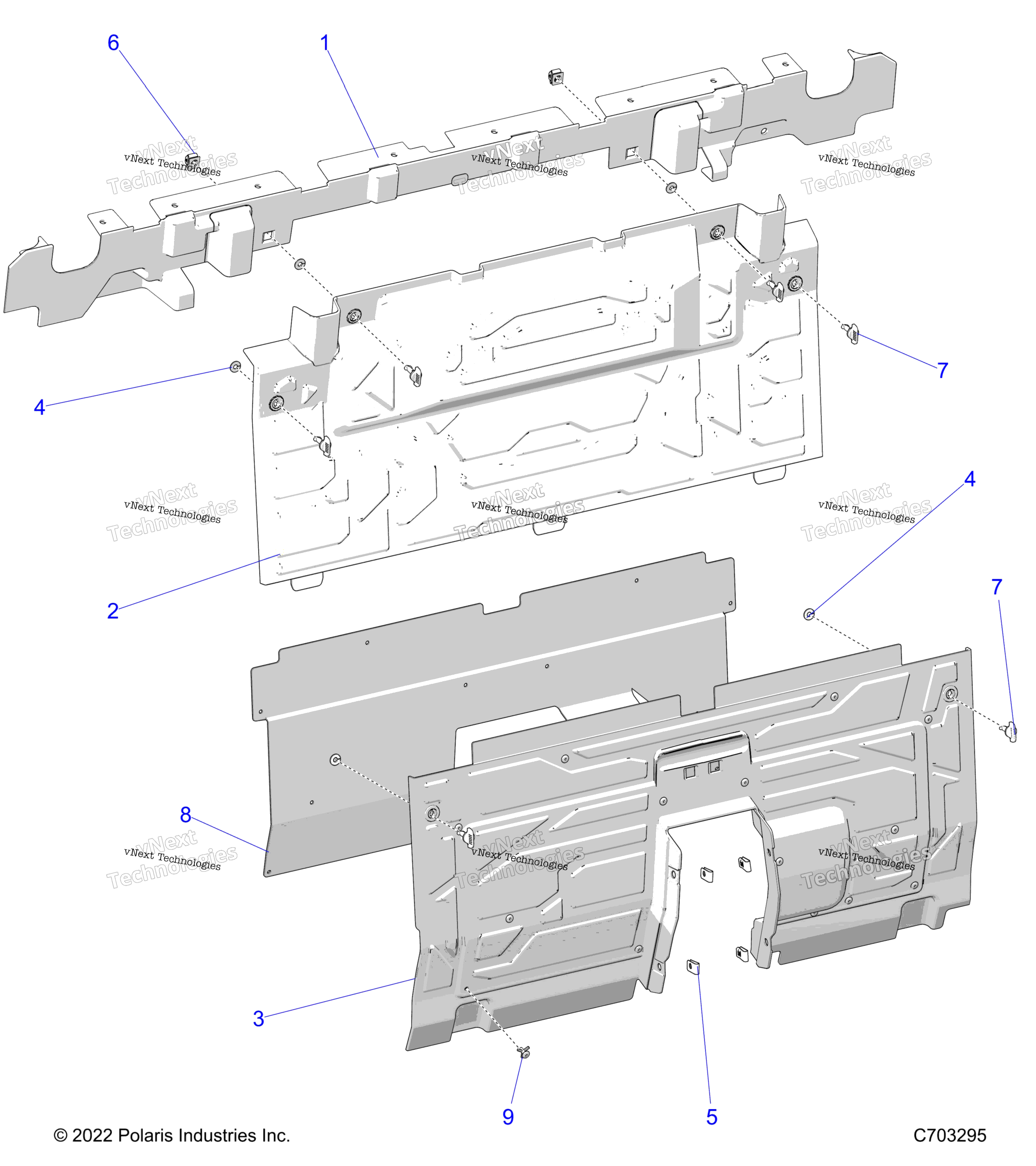 Body, задний Closeoff, Side Panels