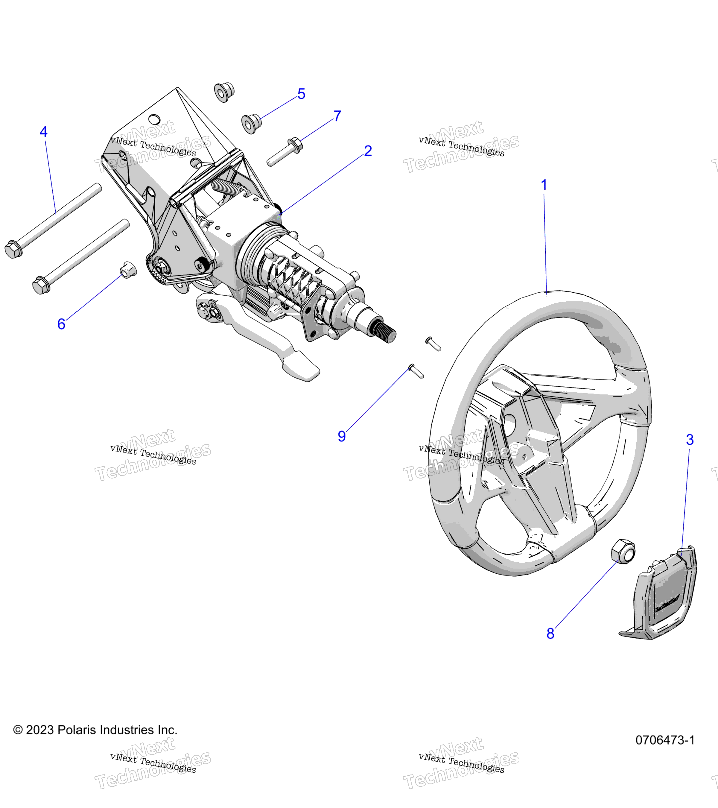 Steering, Upper, Premium / Ultimate