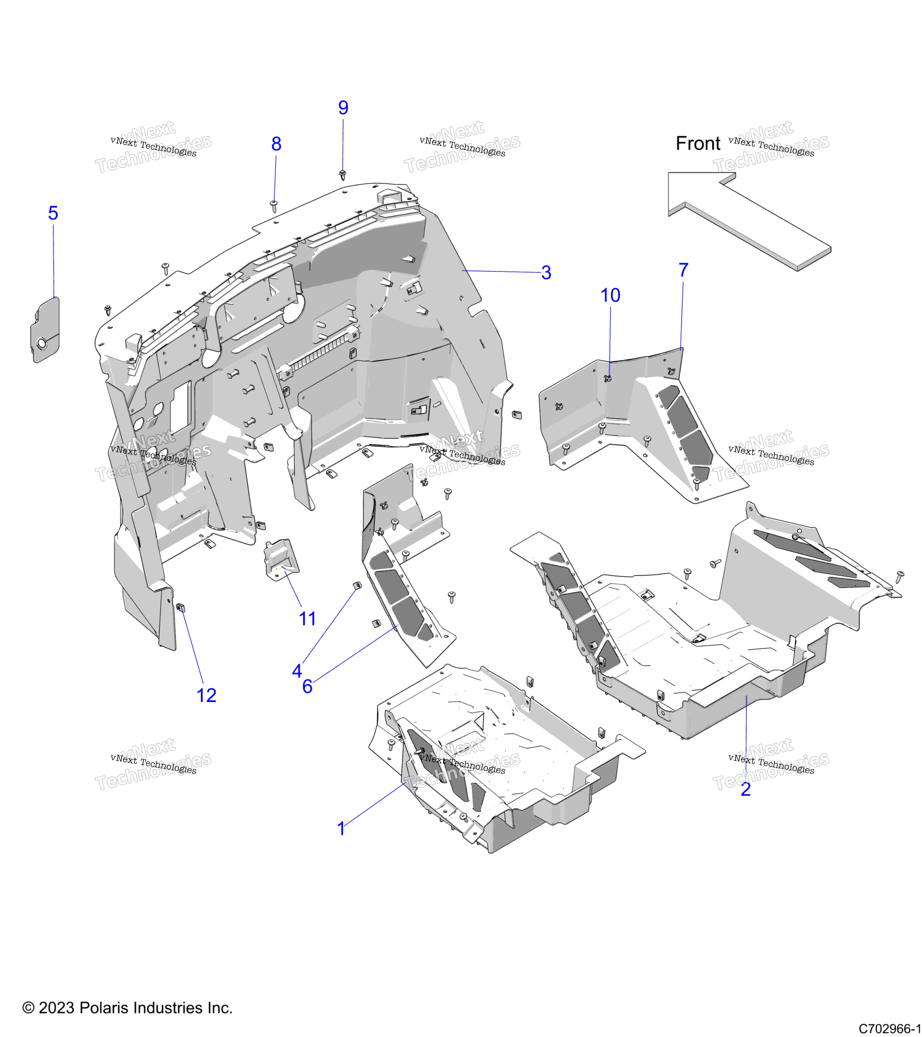 Body, пол Panels