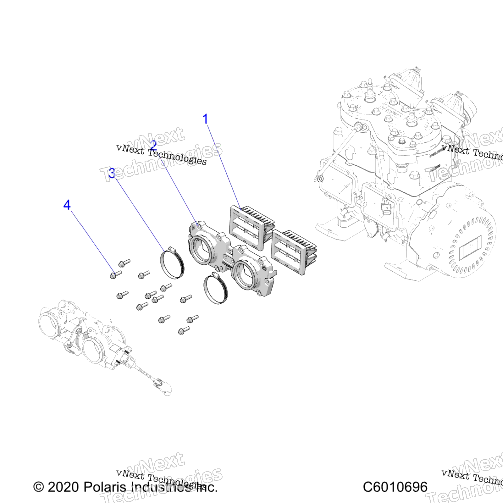 Engine, Reed клапан S24mdx6dsa / 6Dea