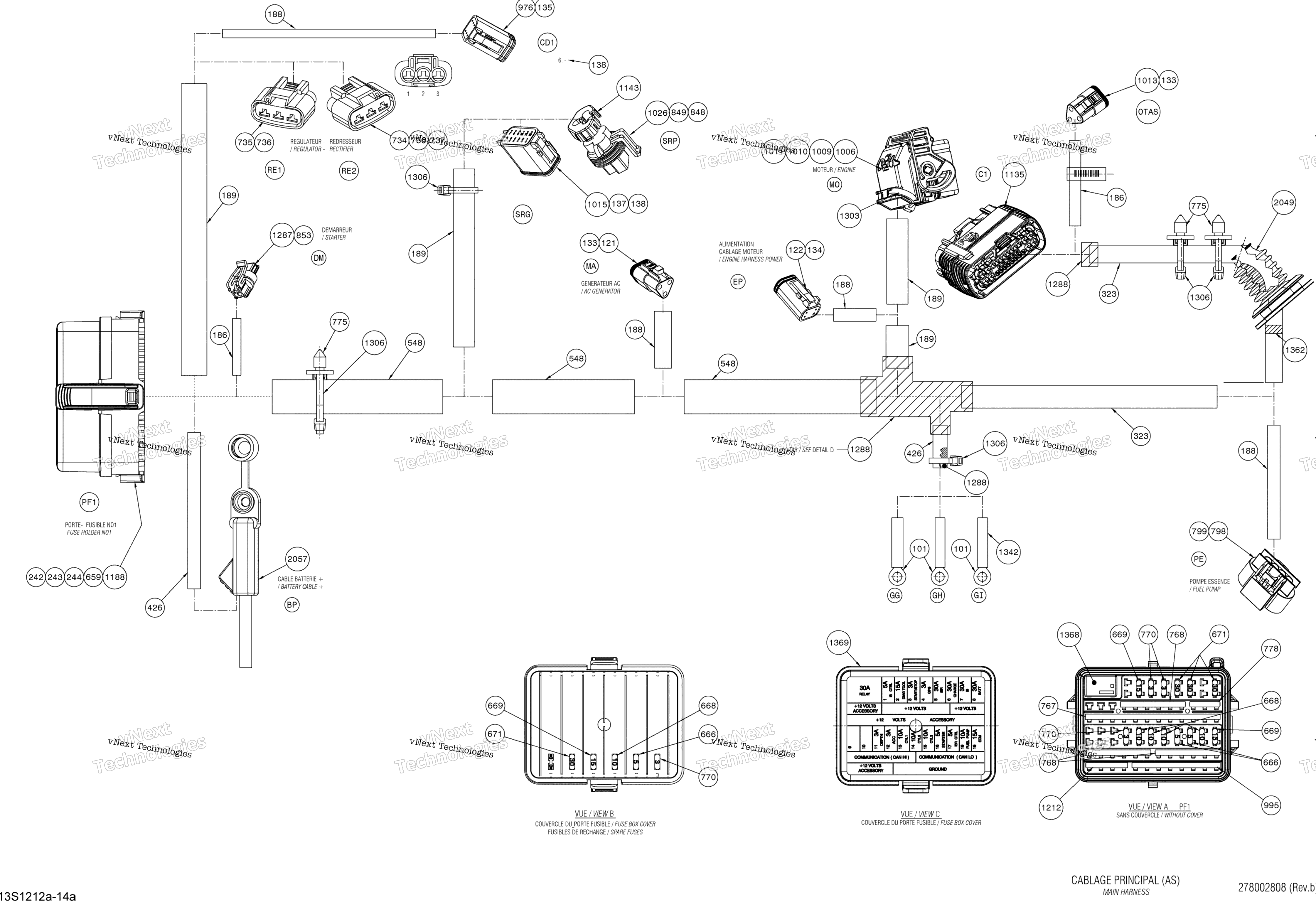 Электрооборудование Harness Main