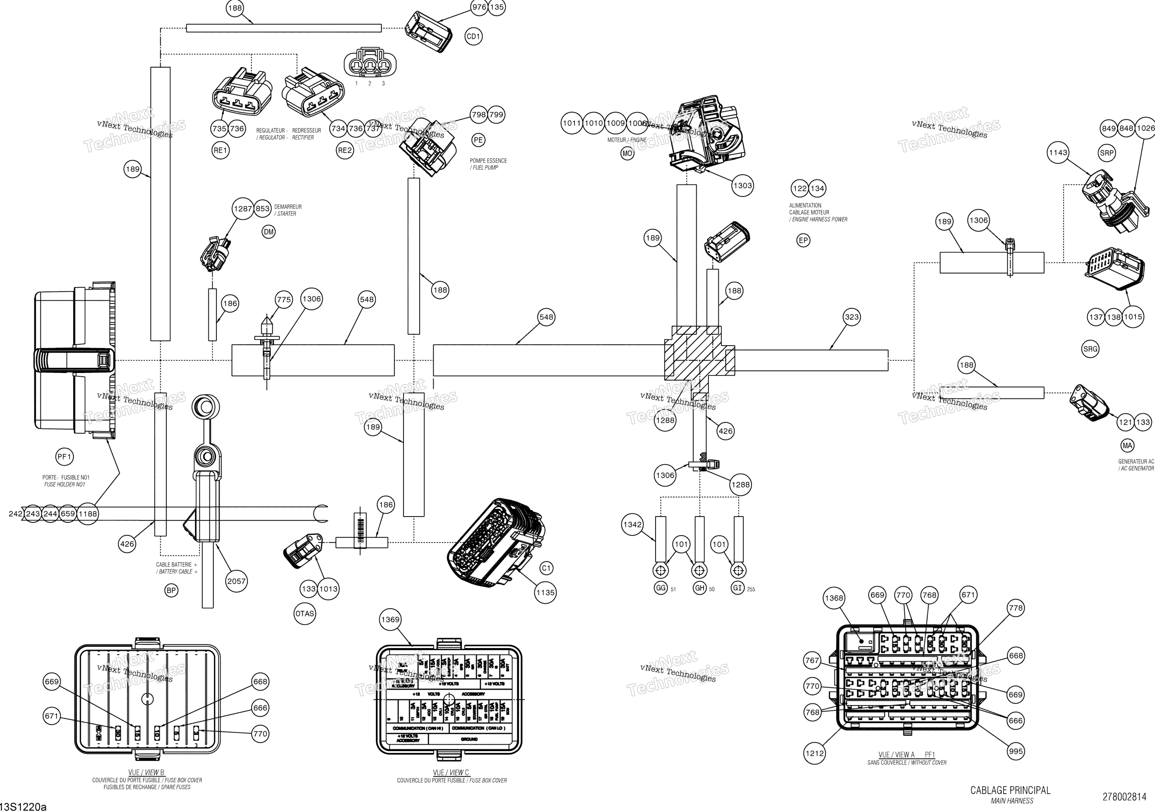 Электрооборудование Harness Main