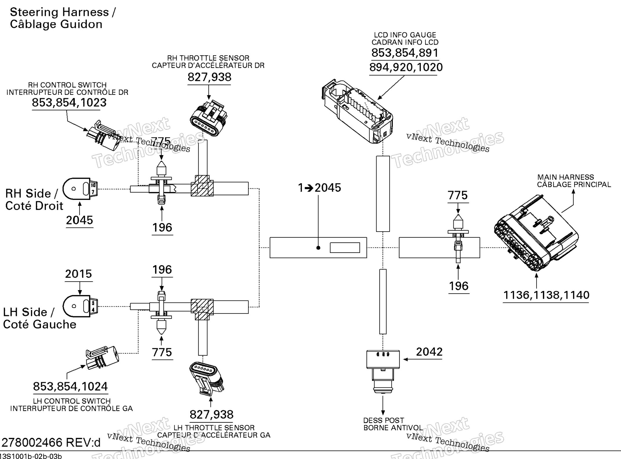 Electrical Harness 2, Steering