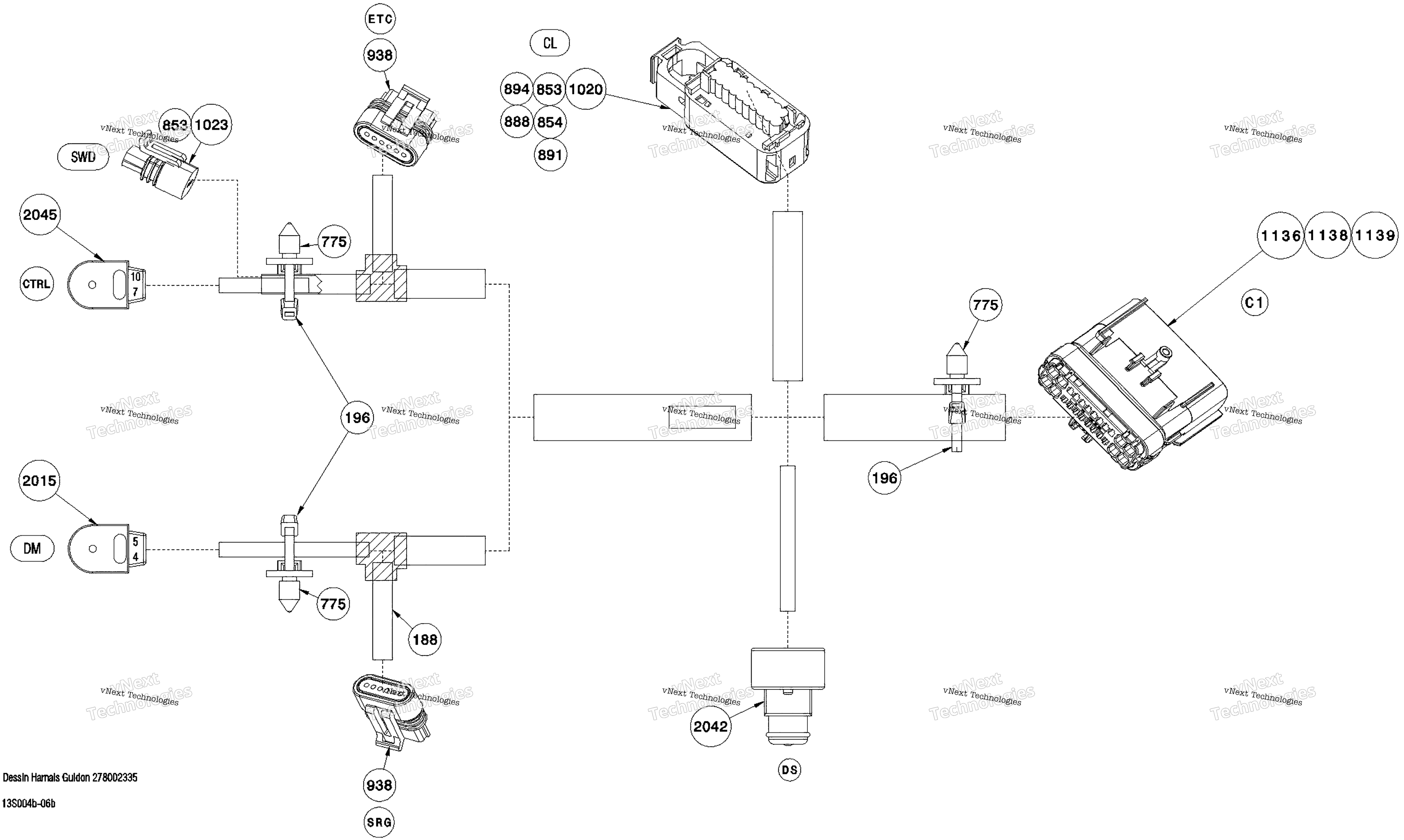 Электрооборудование Harness 2