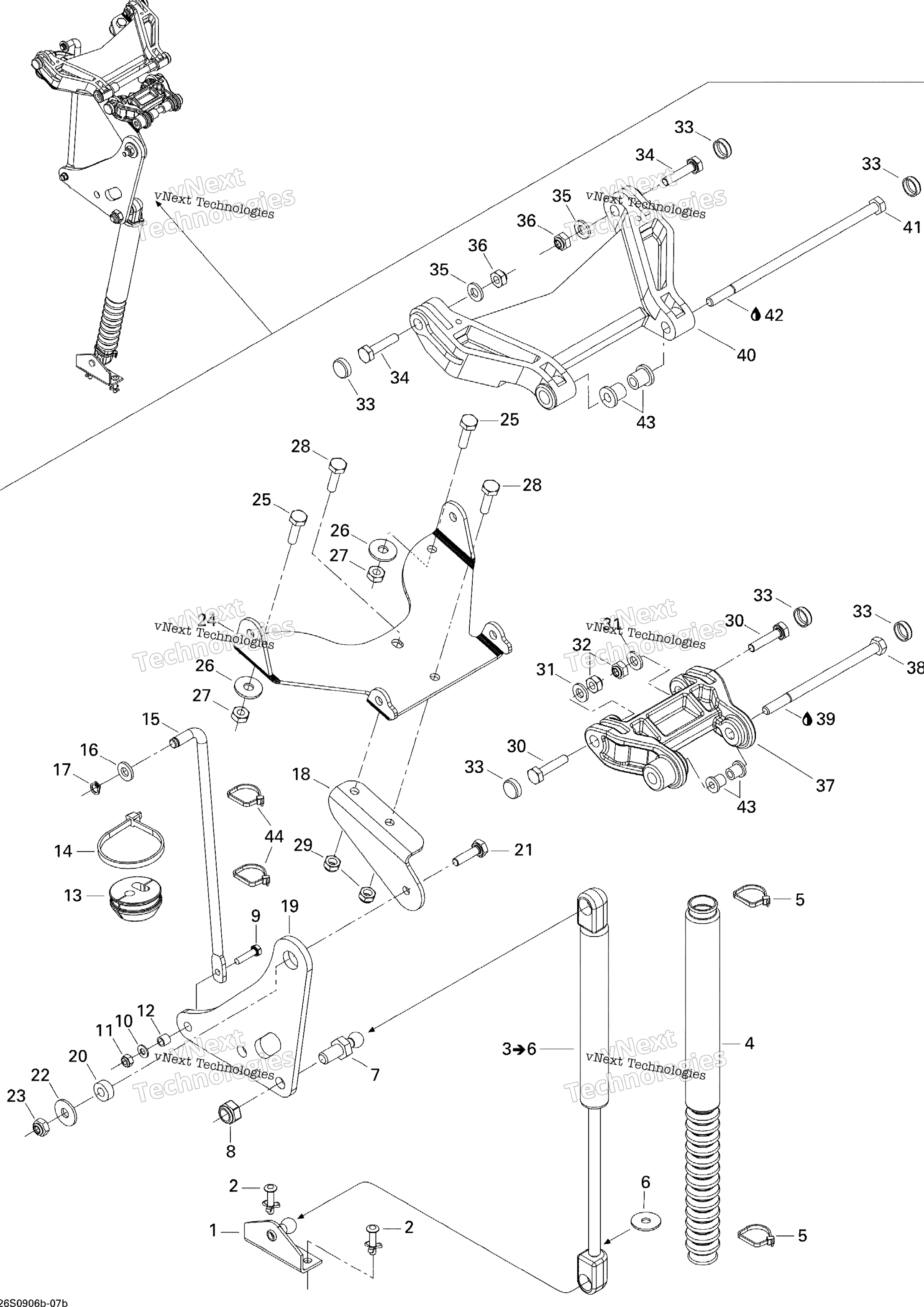 Передняя часть Storage Compartment 2
