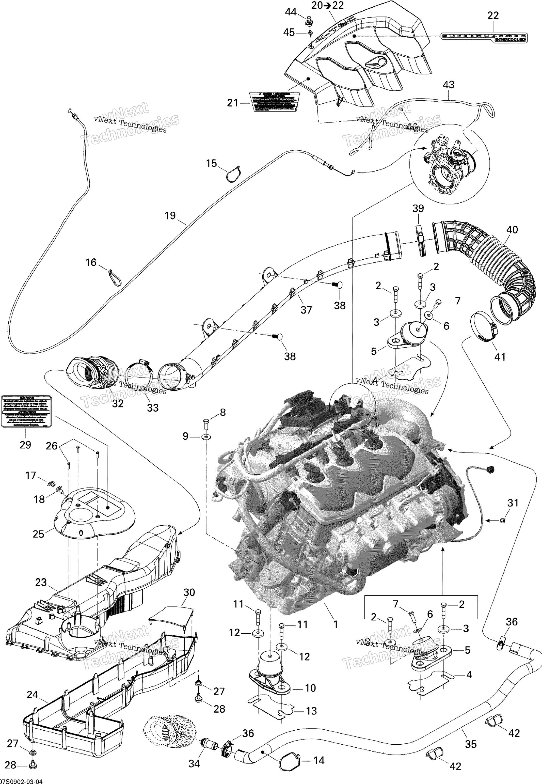 Двигатель And Air Intake Silencer
