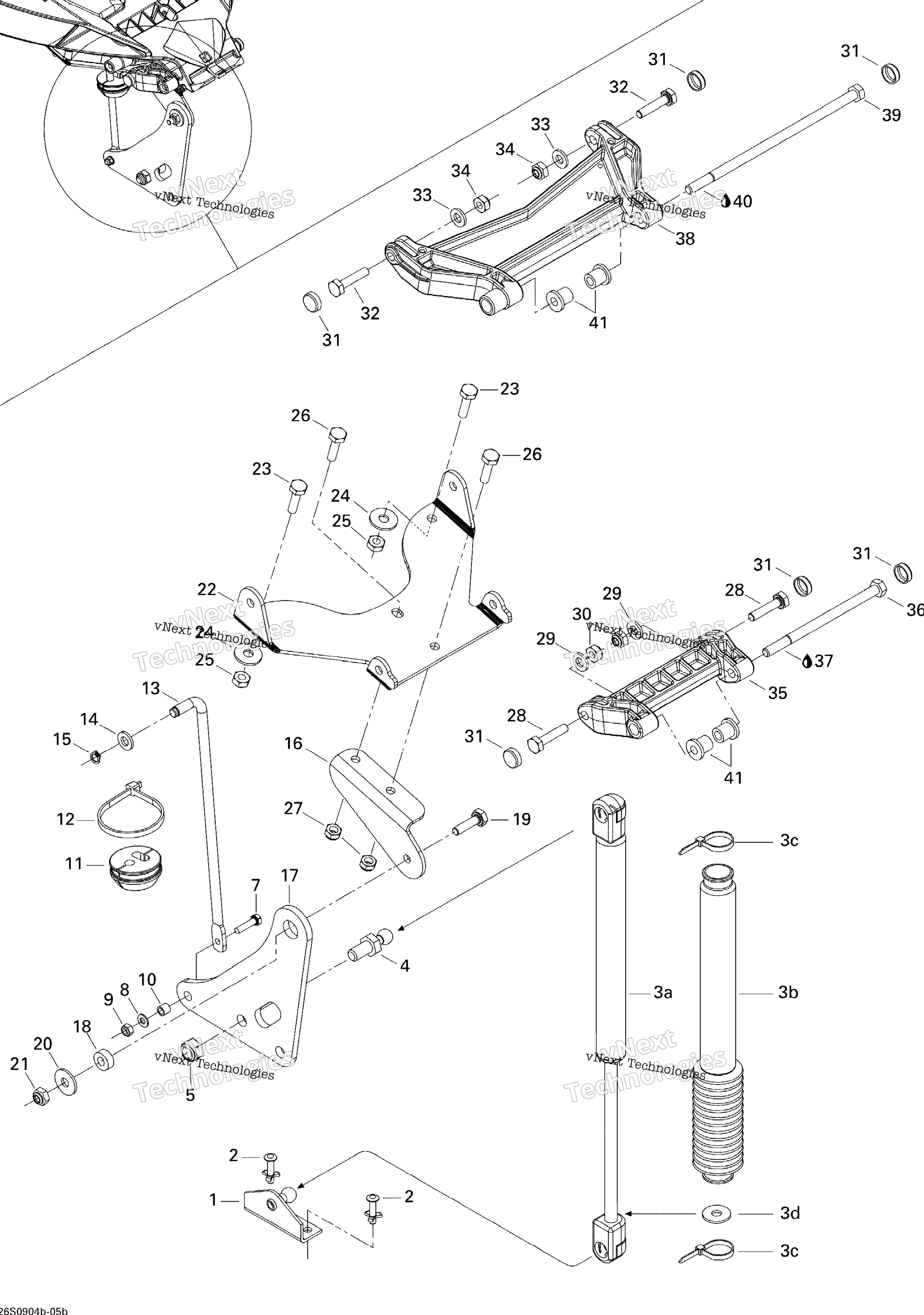 Передняя часть Storage Compartment 2
