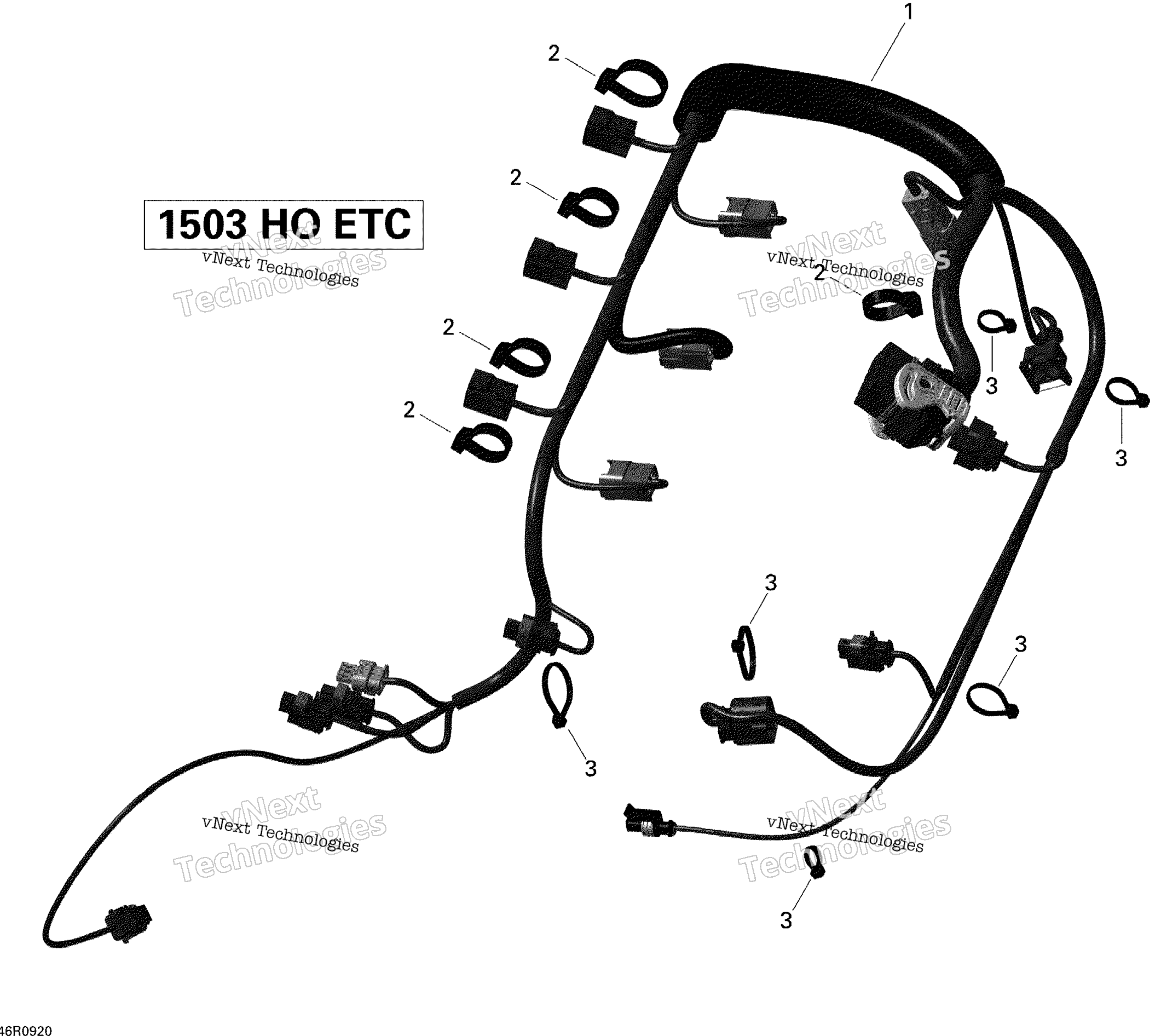 Двигатель Harness