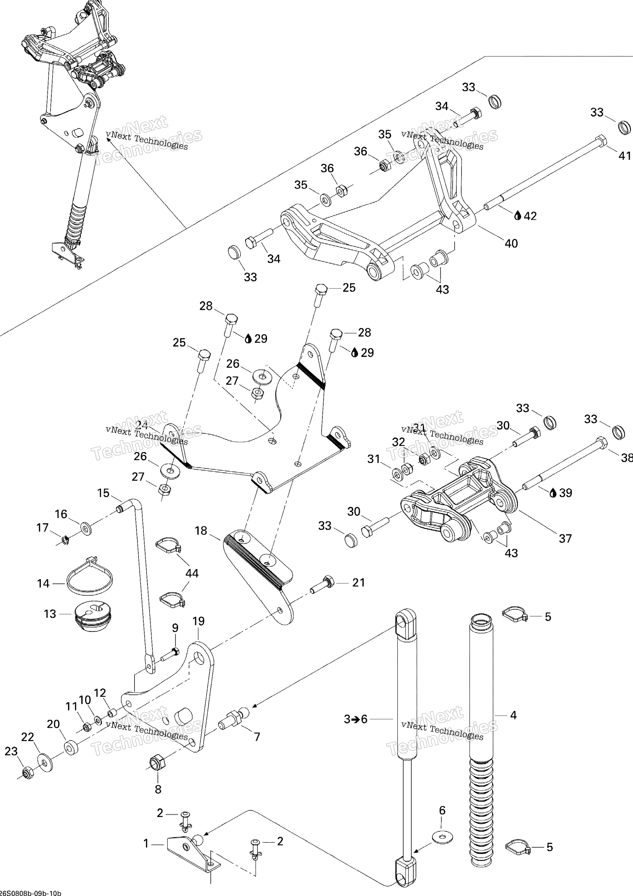 Передняя часть Storage Compartment 2