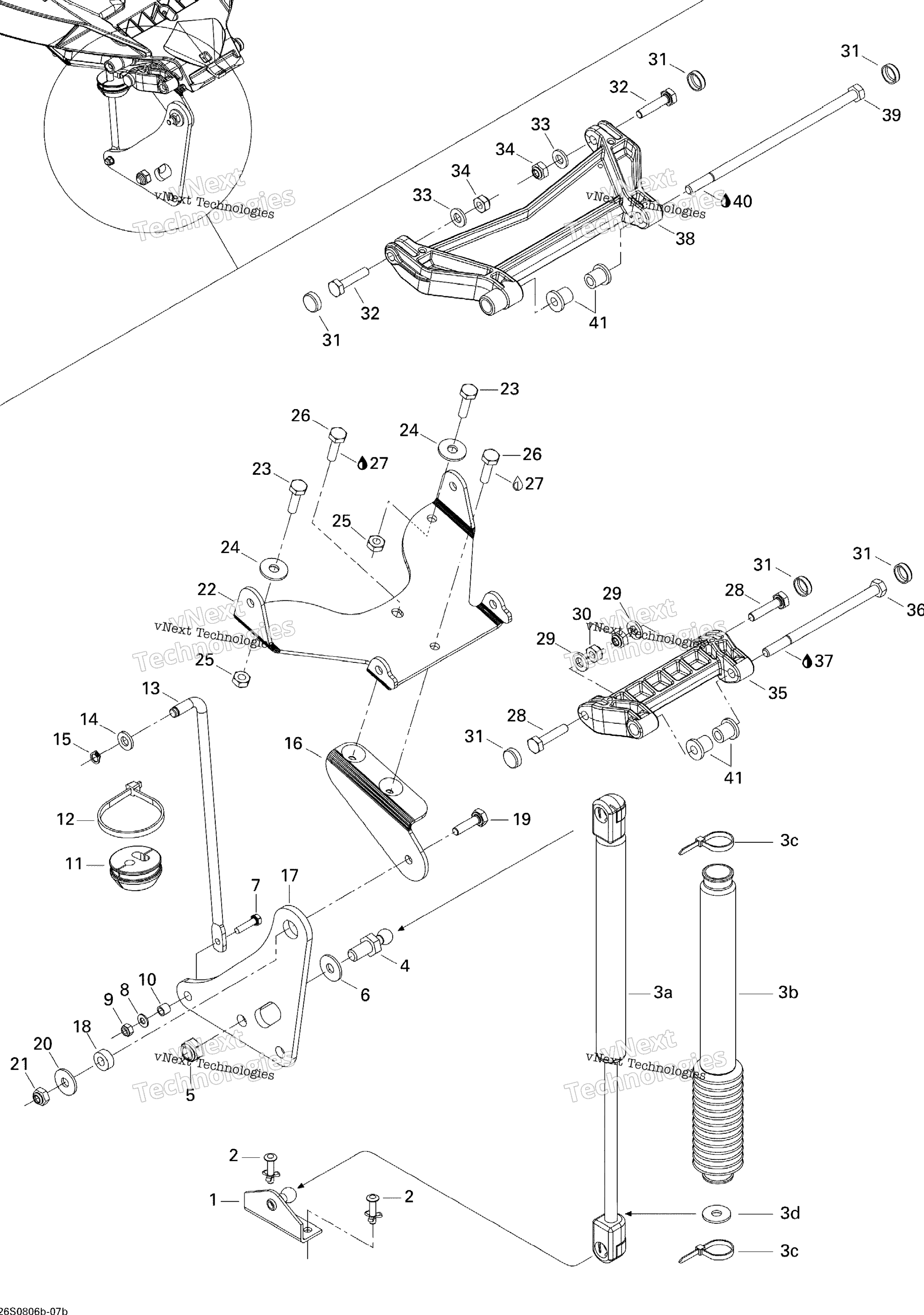 Передняя часть Storage Compartment 2