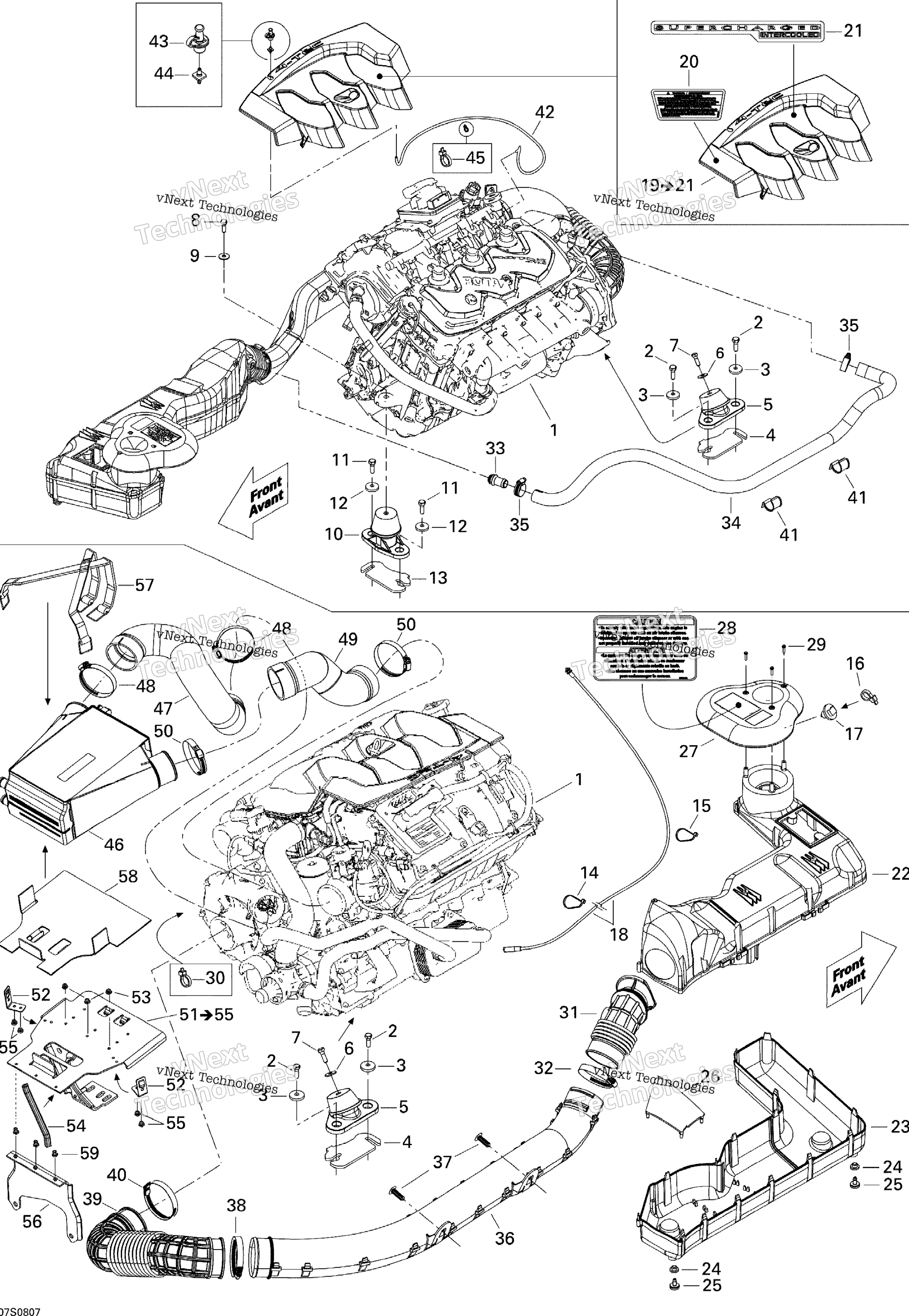 Двигатель And Air Intake Silencer
