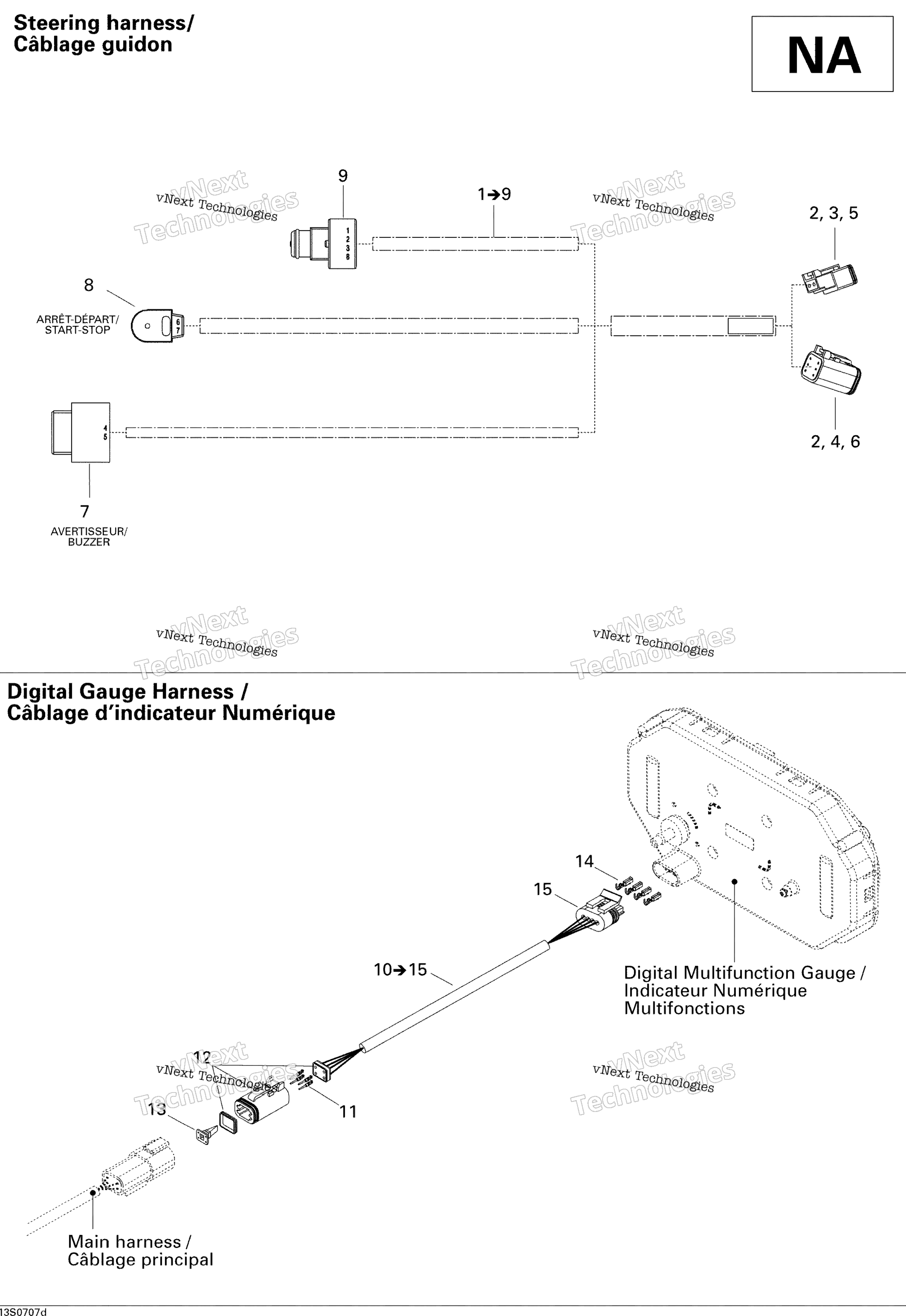 Электрооборудование Harness Na 2