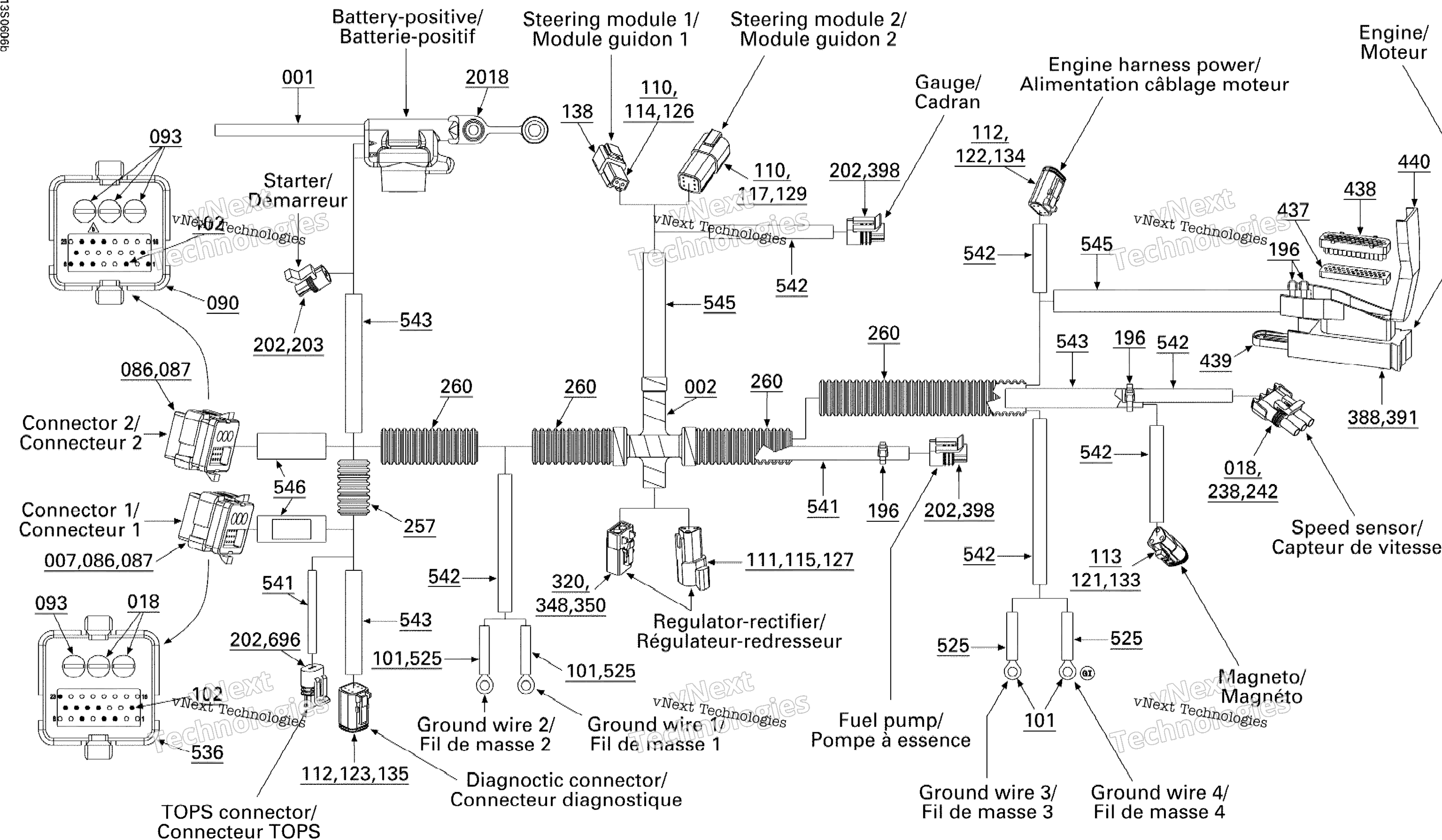 Электрооборудование Harness Main Harness