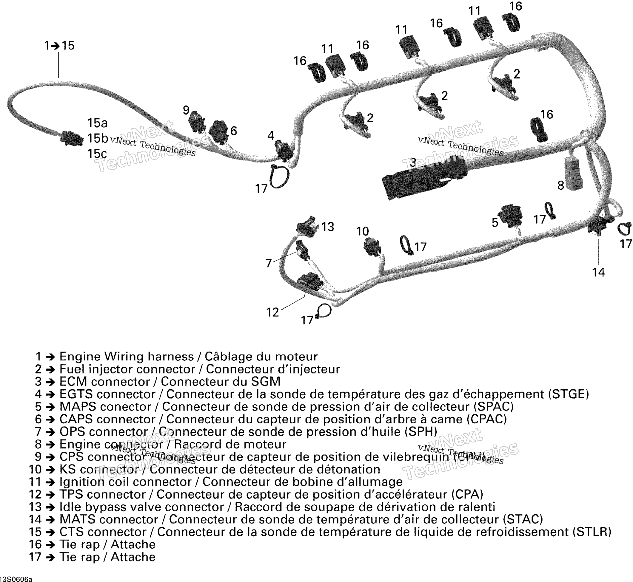 Двигатель Harness
