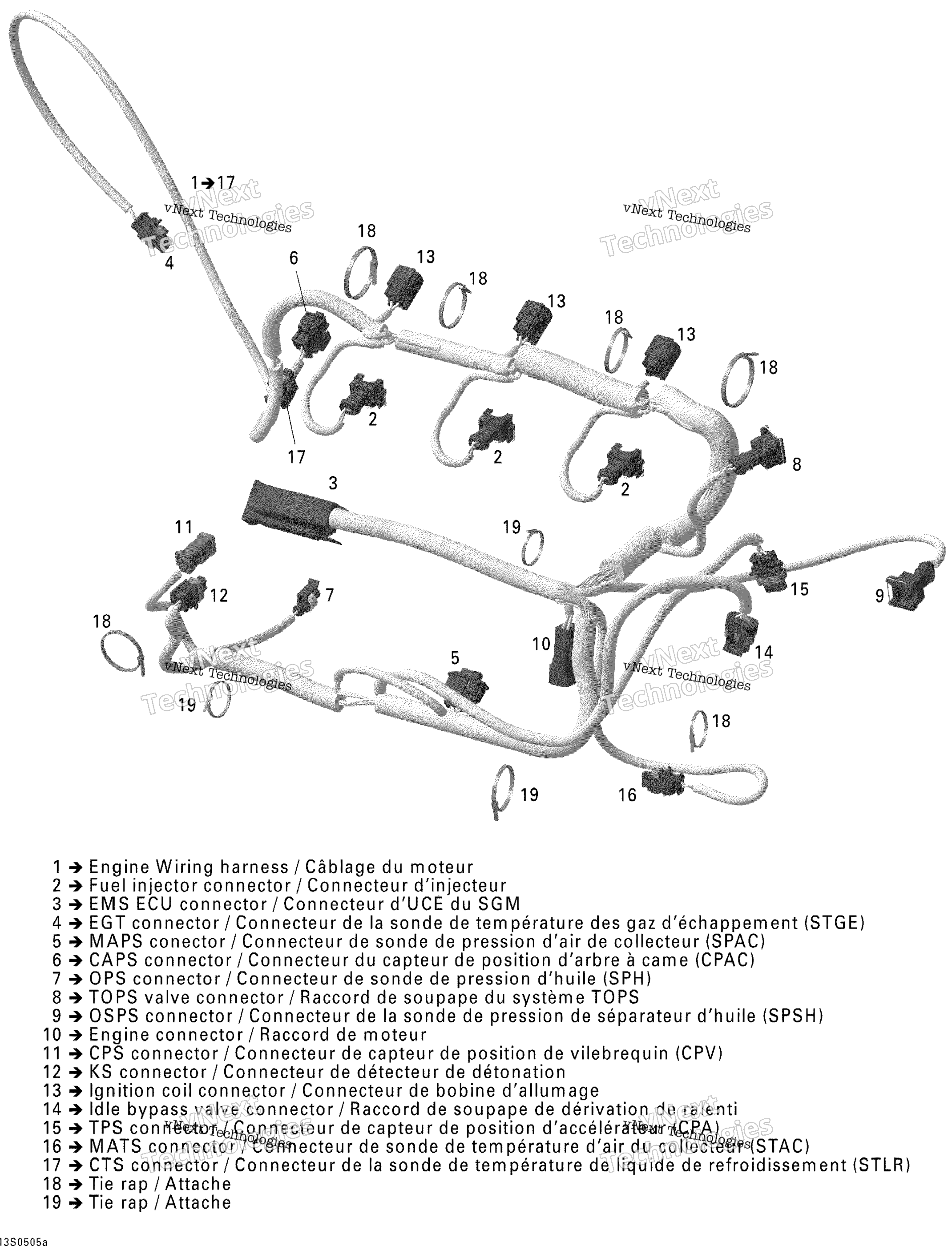 Двигатель Harness