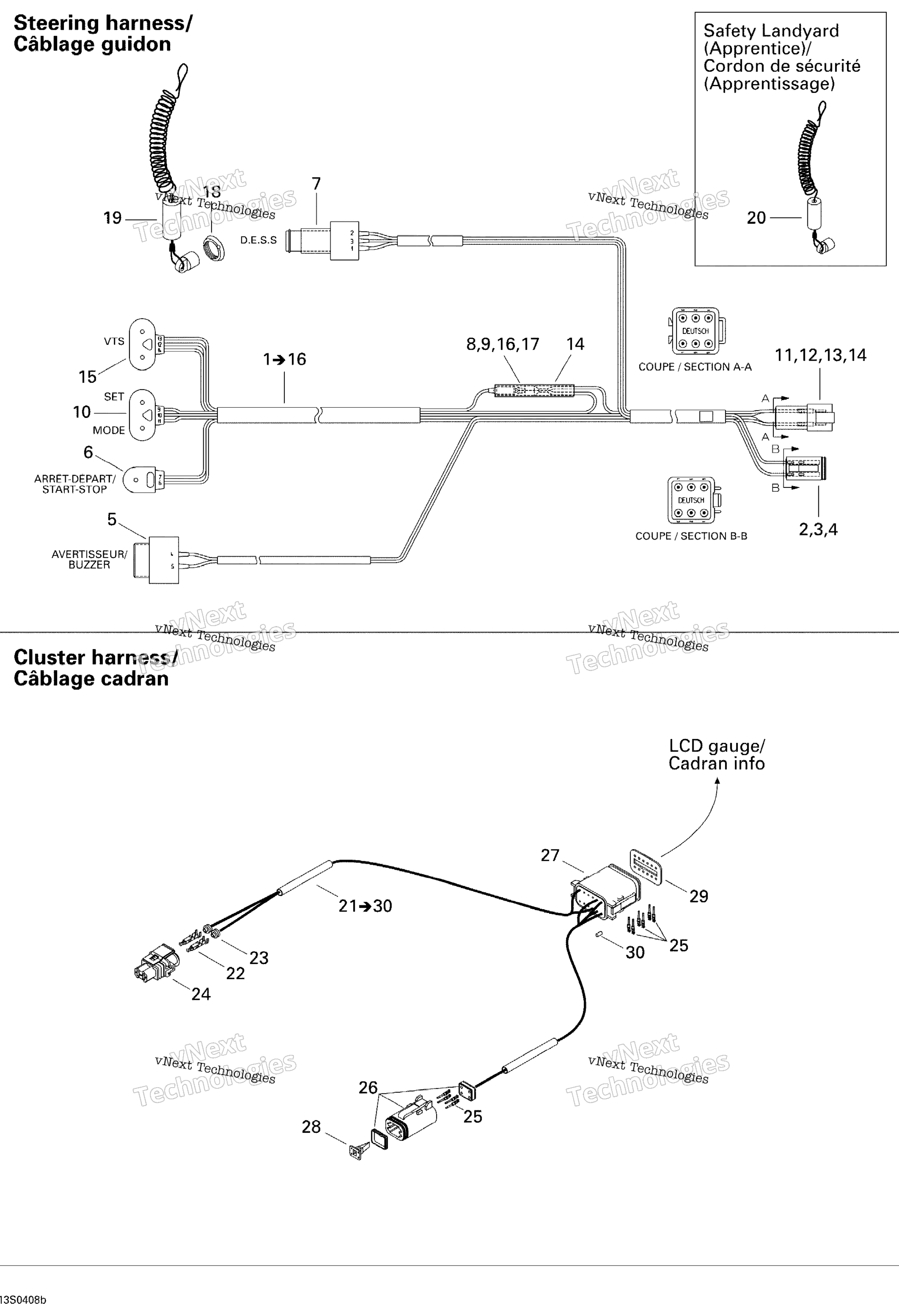 Рулевое управление Harness And Cluster Harness
