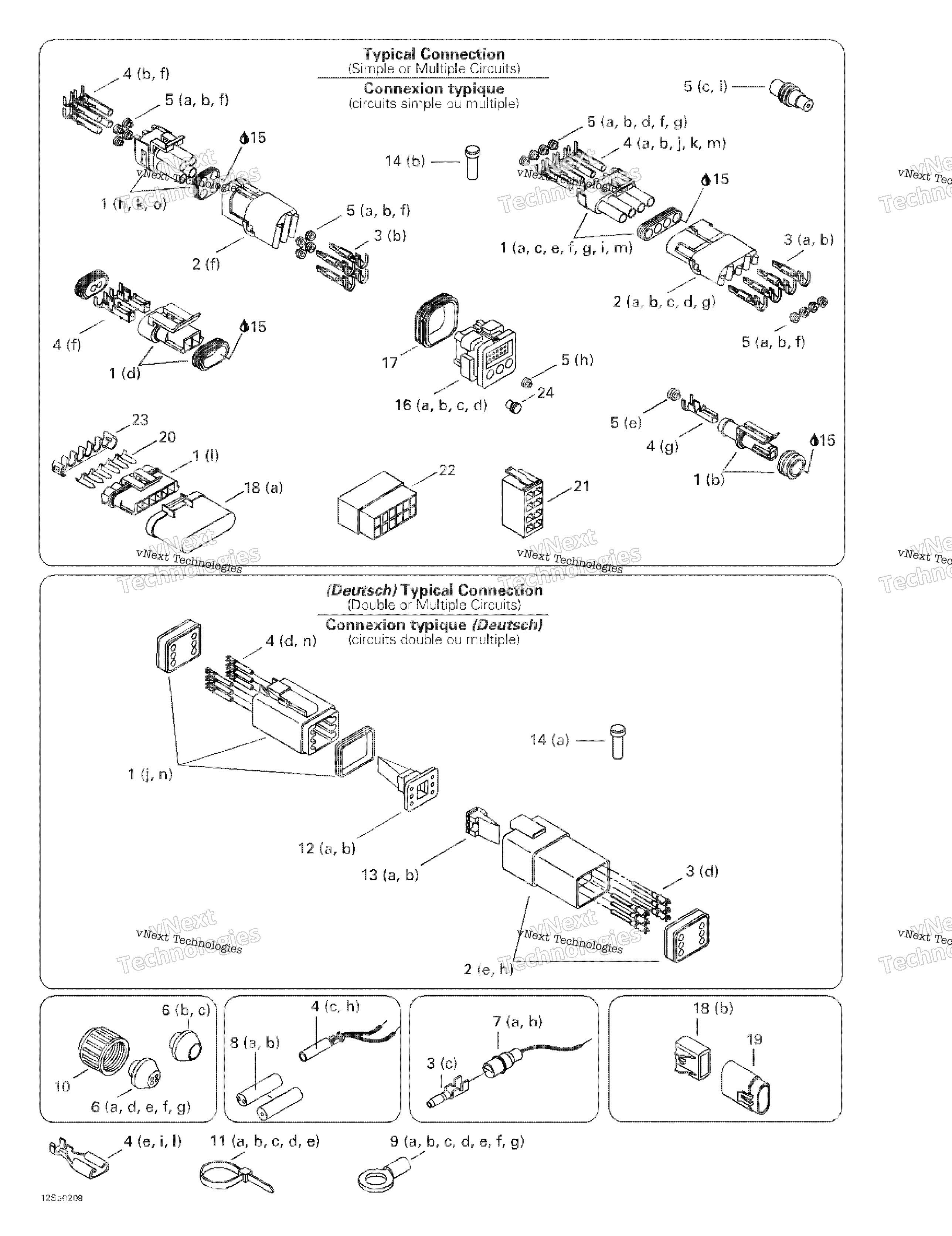 Typical электрооборудование Connections