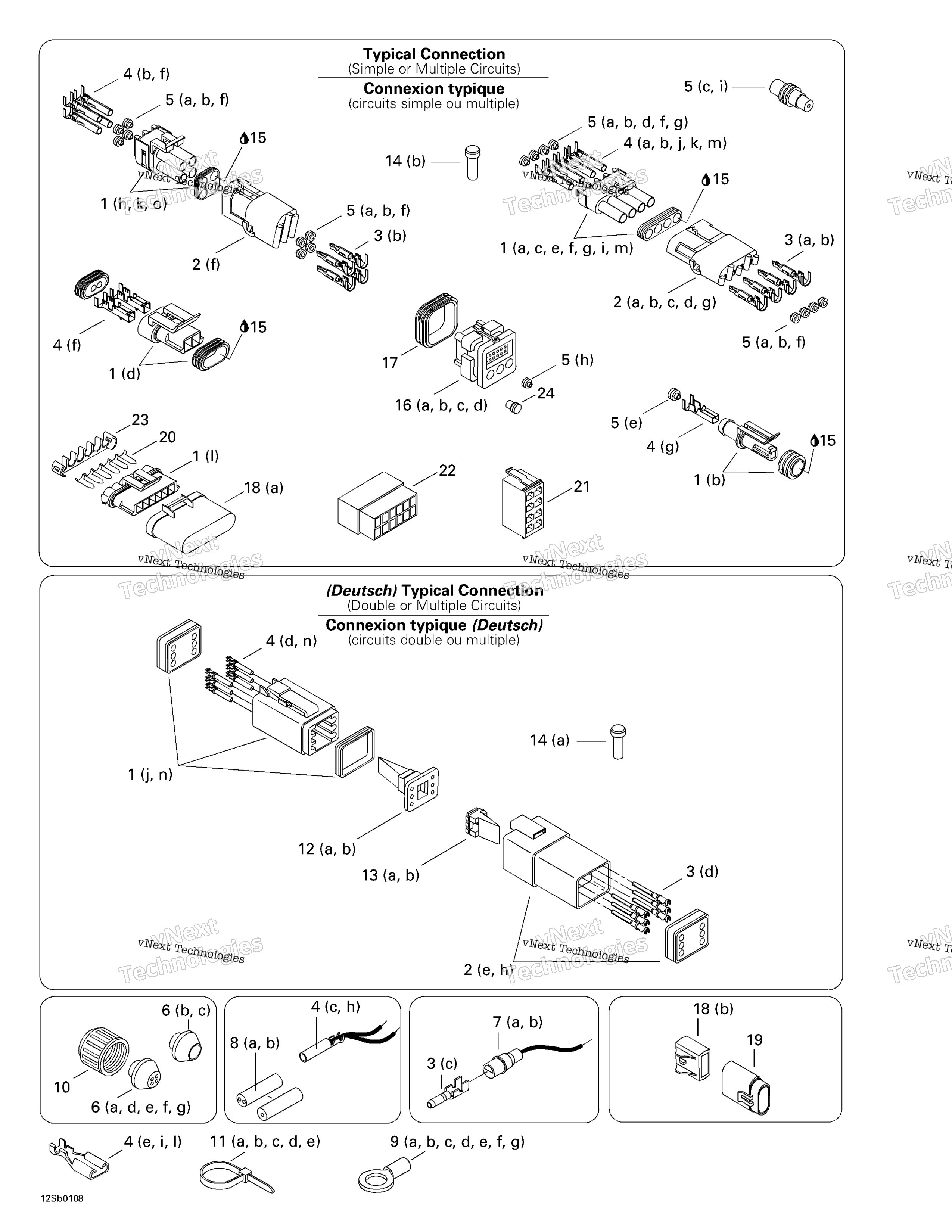 Typical электрооборудование Connections