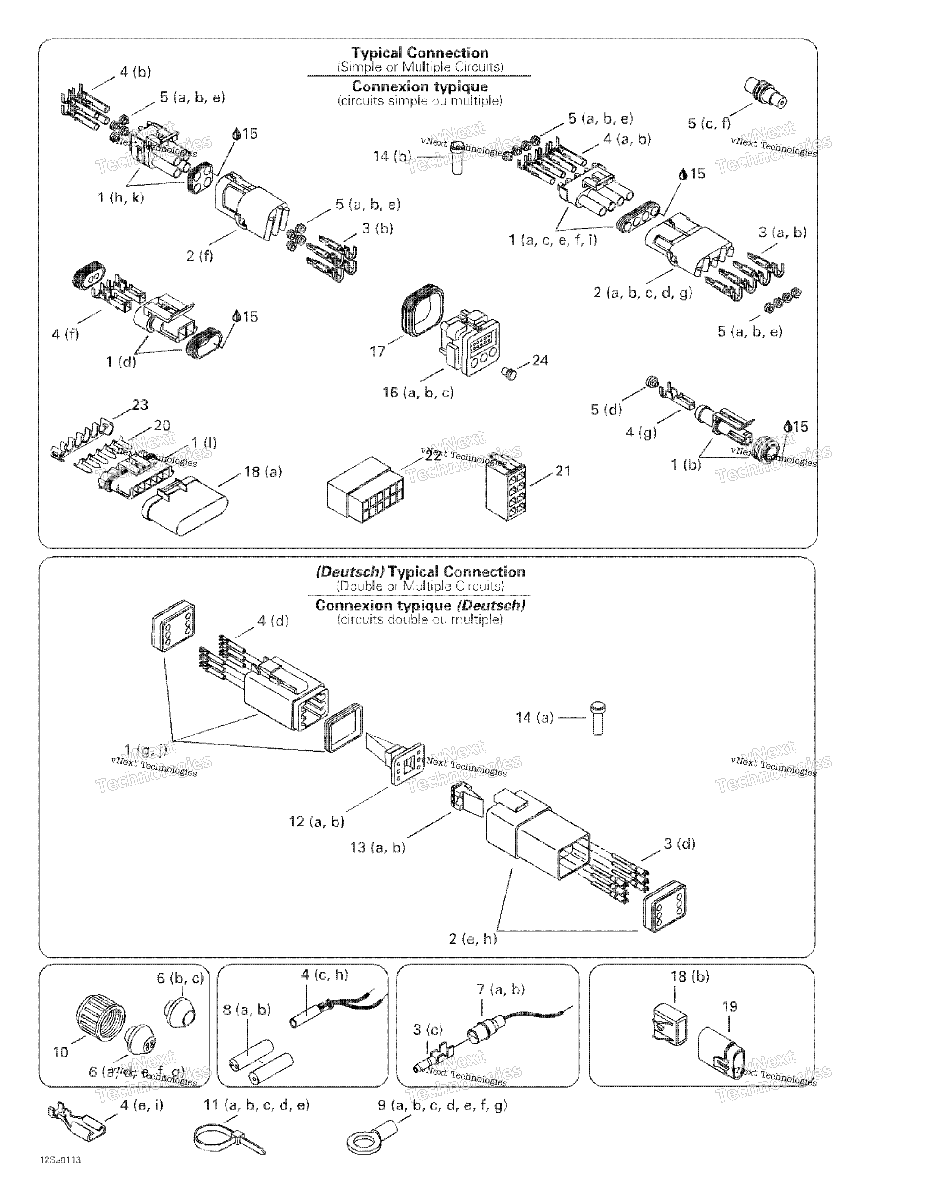 Typical электрооборудование Connections