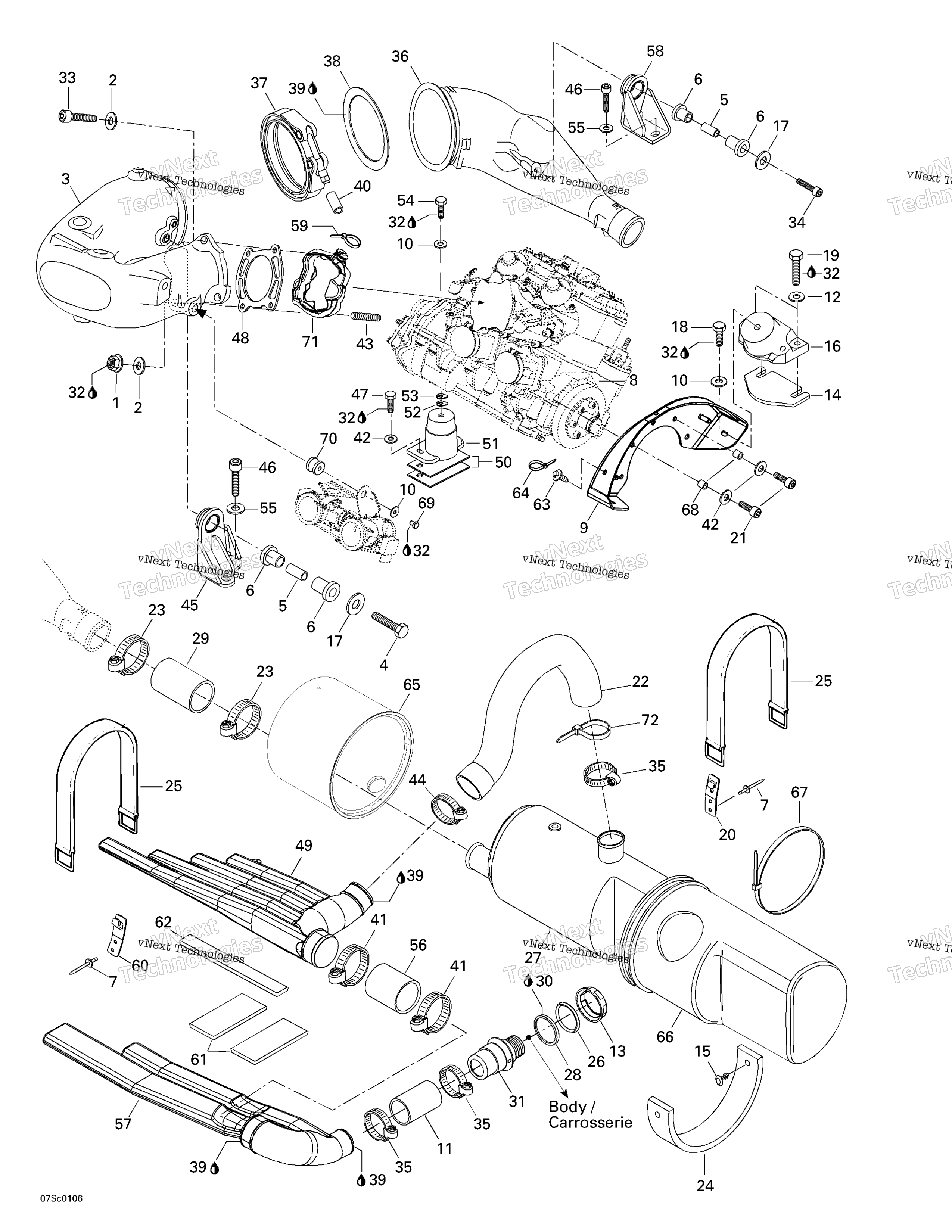 Двигатель Support And Muffler