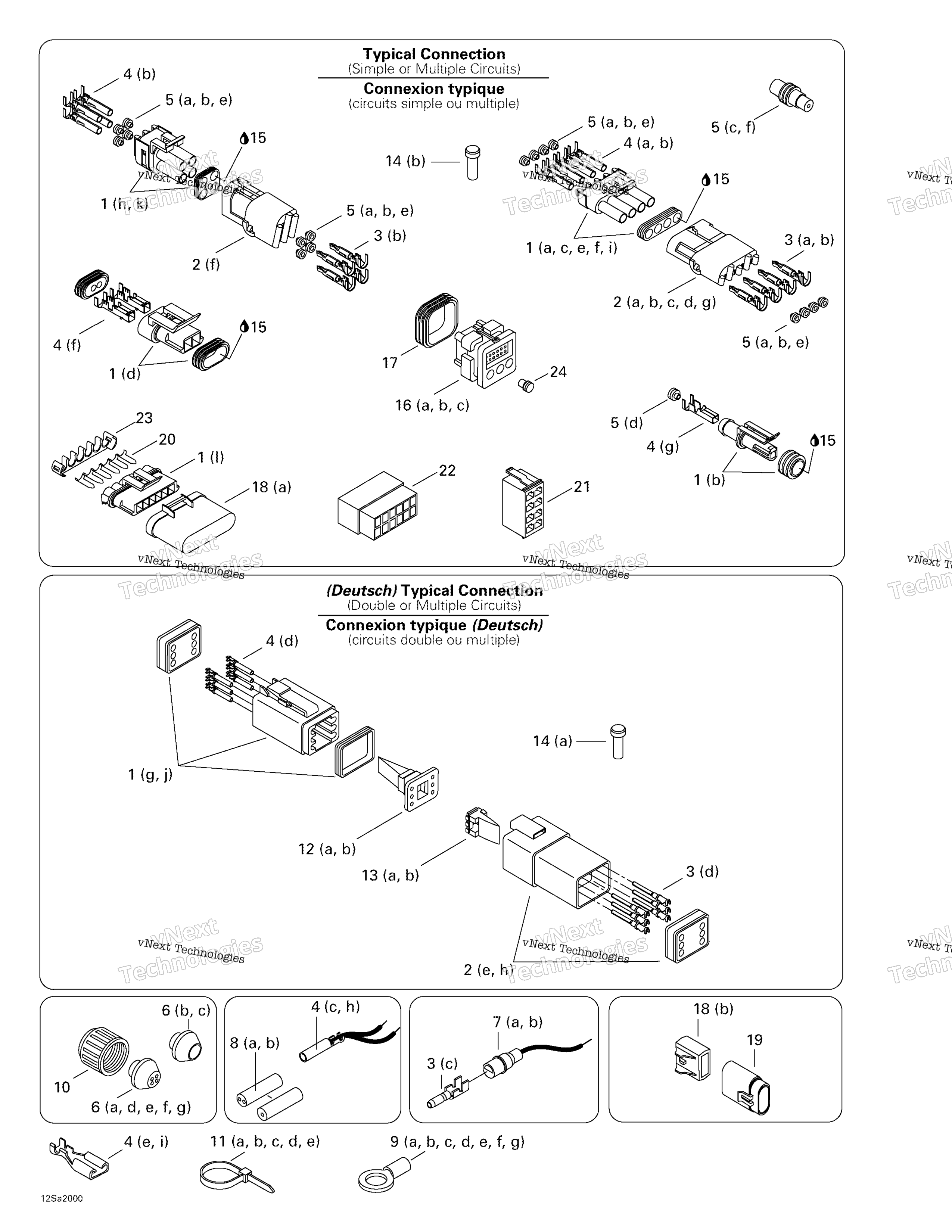 Typical электрооборудование Connections