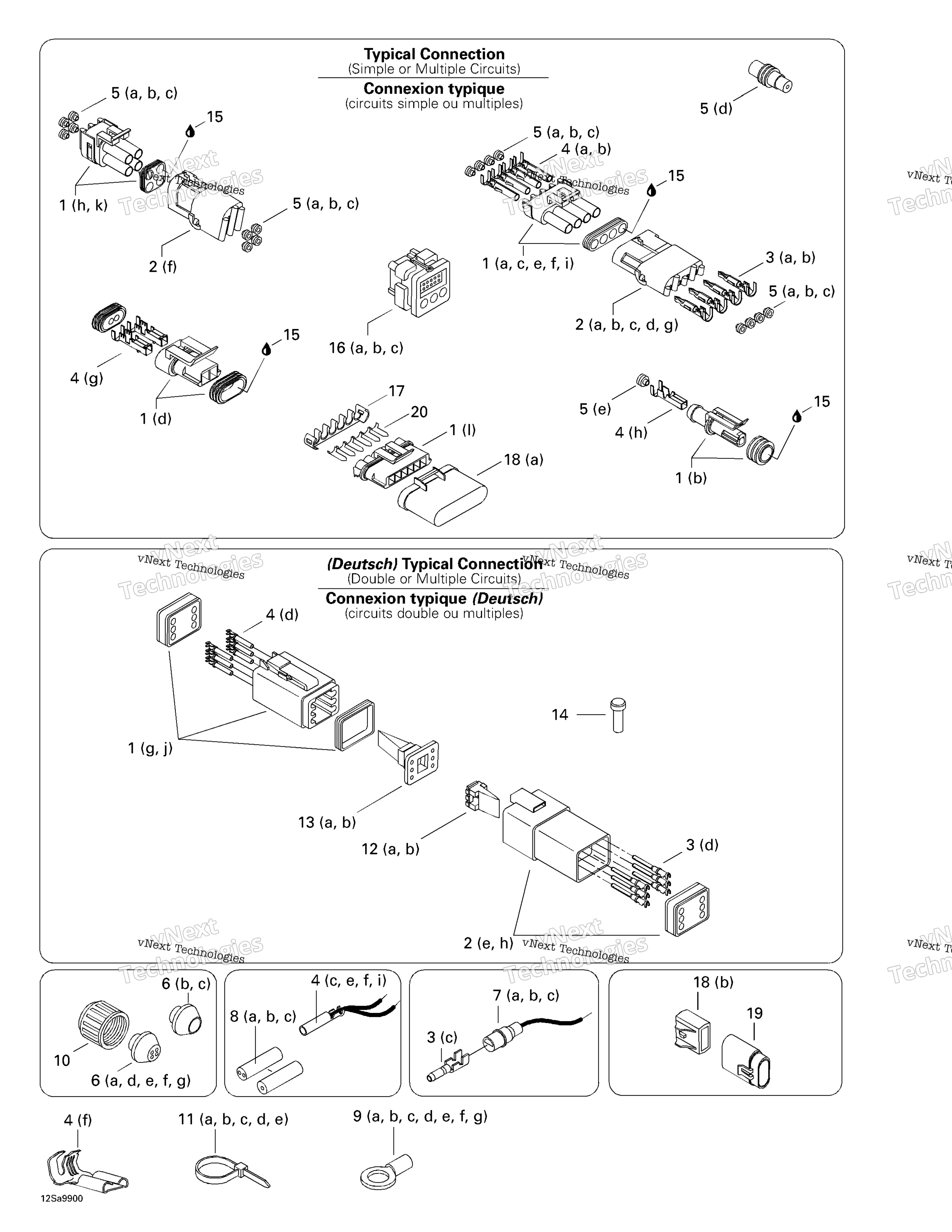 Typical электрооборудование Connections
