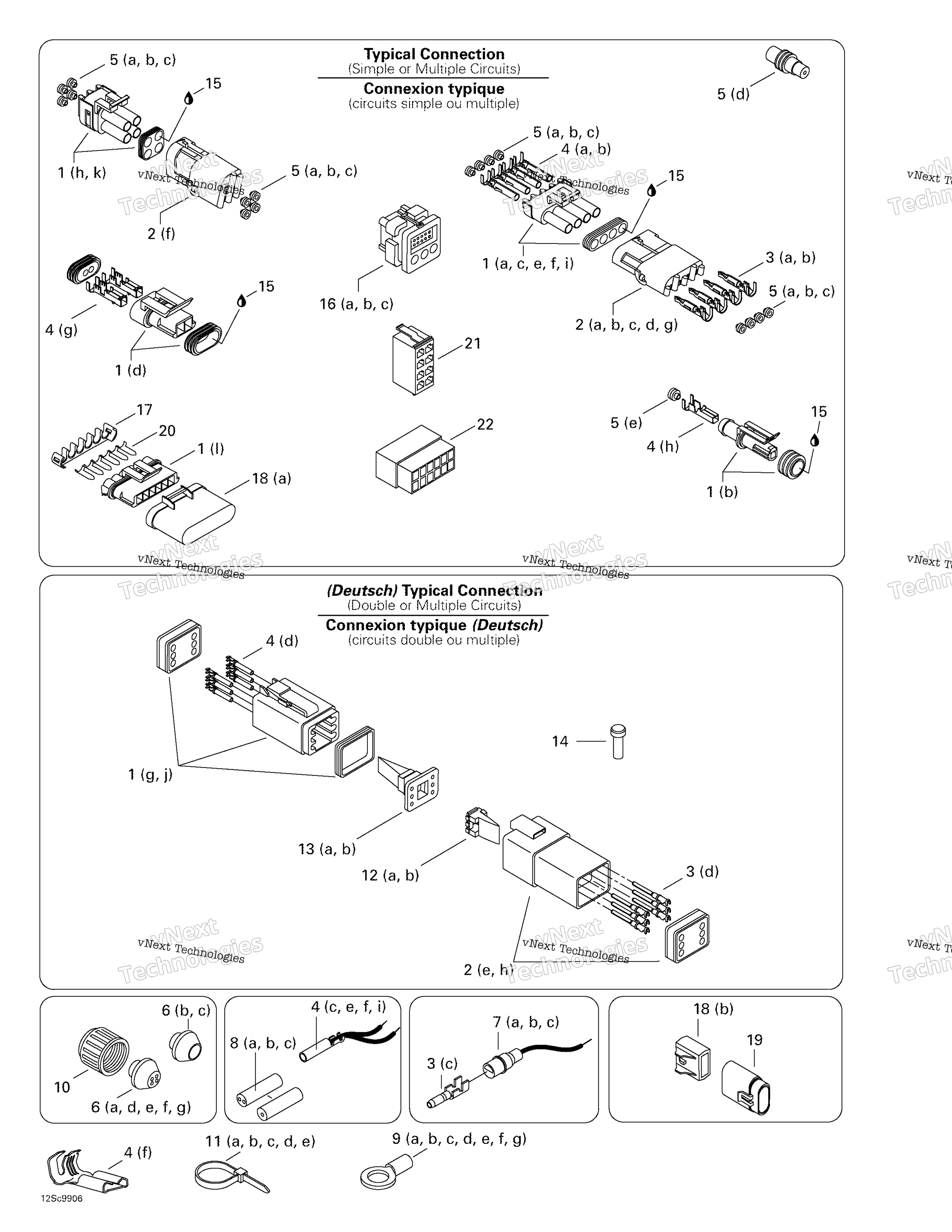 Typical электрооборудование Connections