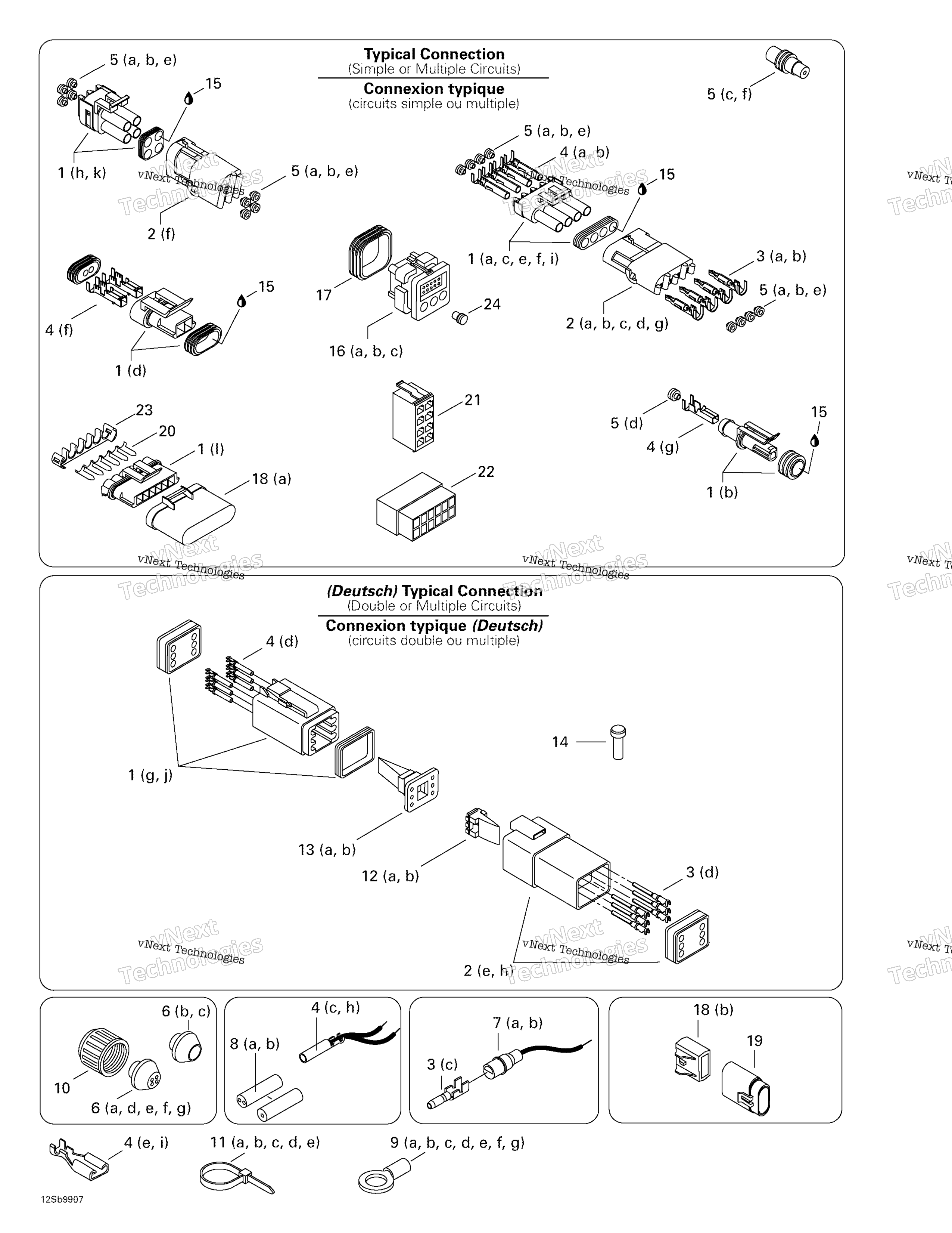 Typical электрооборудование Connections