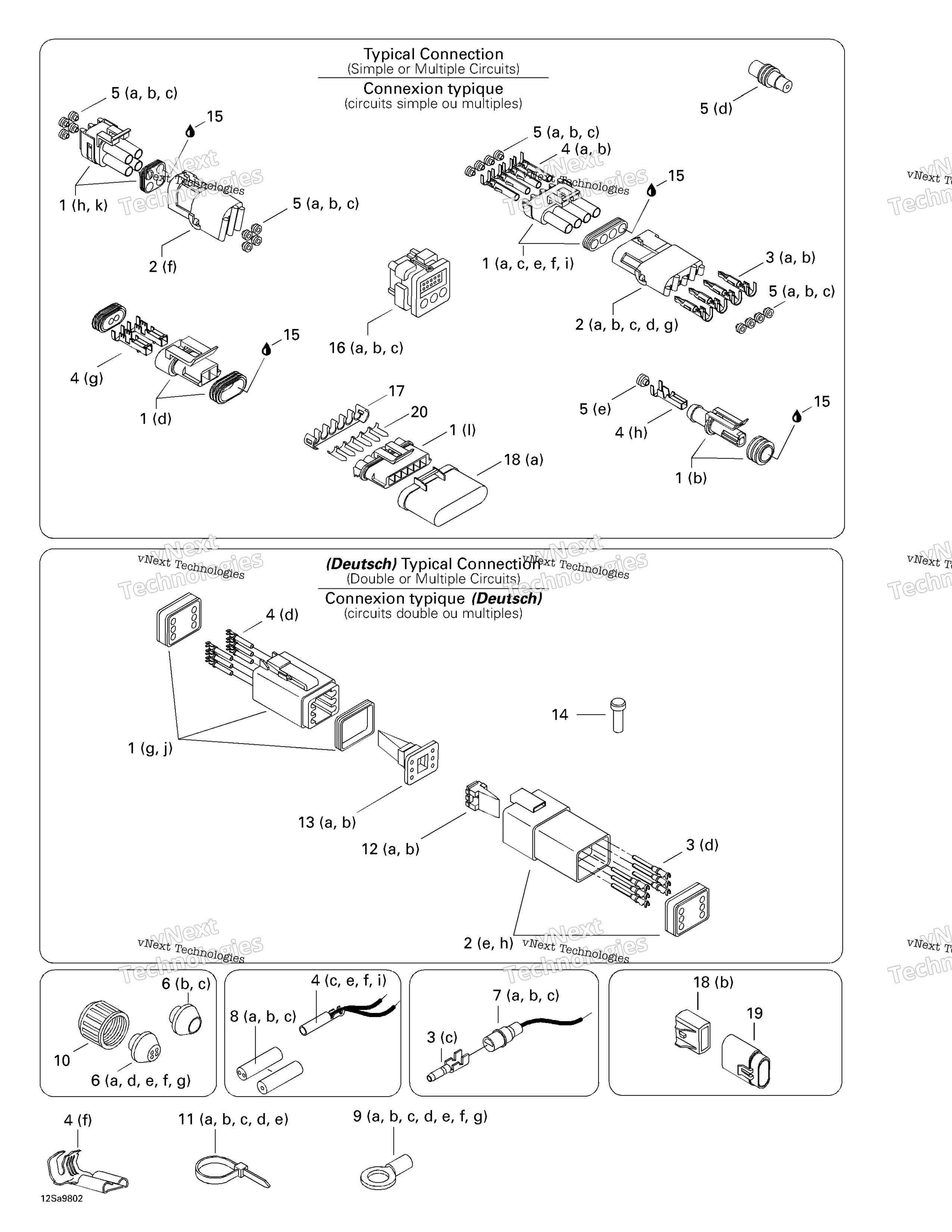 Typical электрооборудование Connections