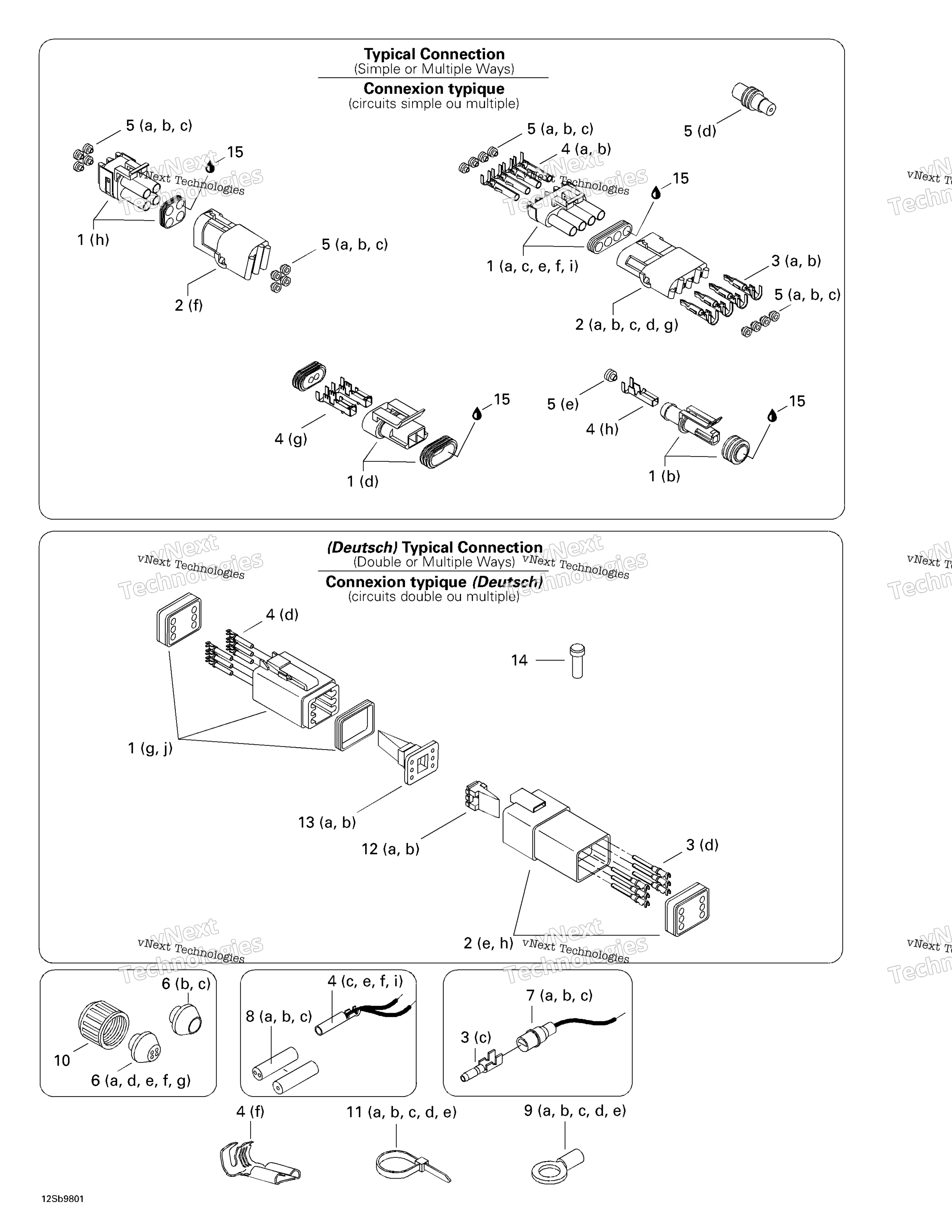 Typical электрооборудование Connections