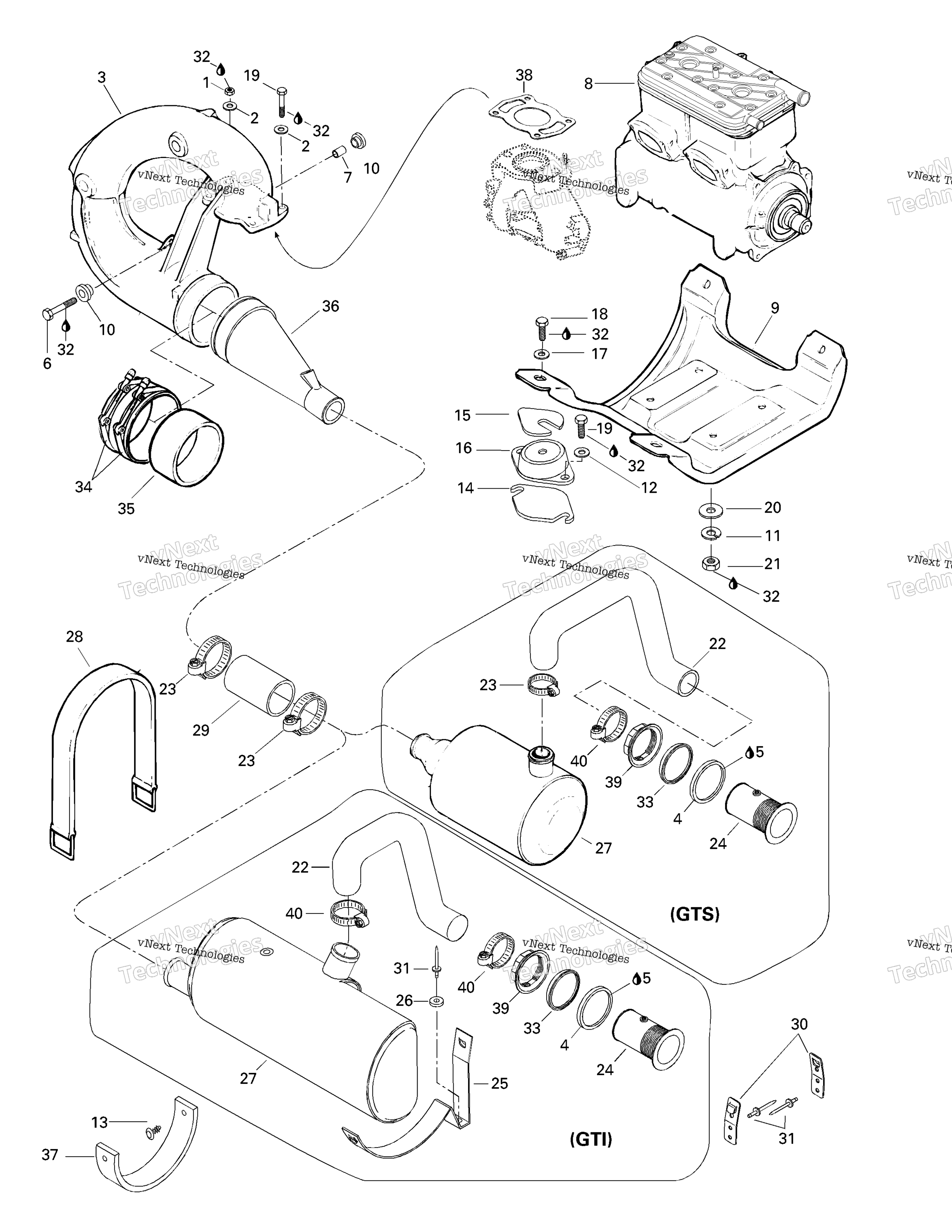 Двигатель Support And Muffler