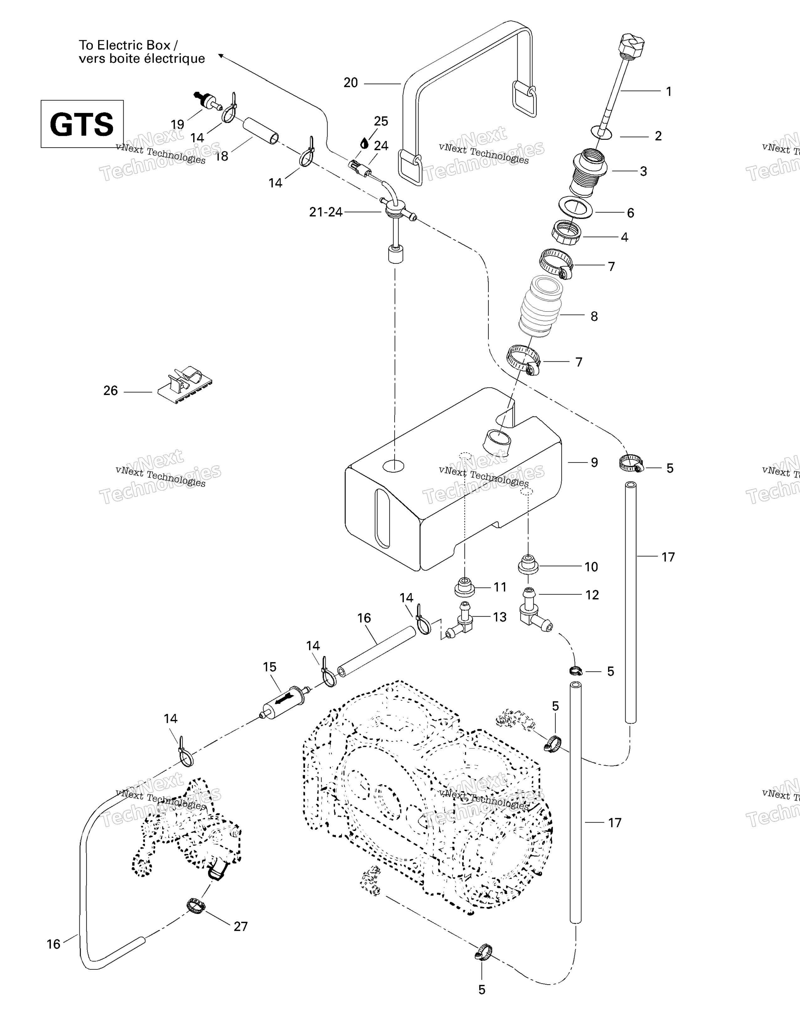 масляный впрыск System (Gts)
